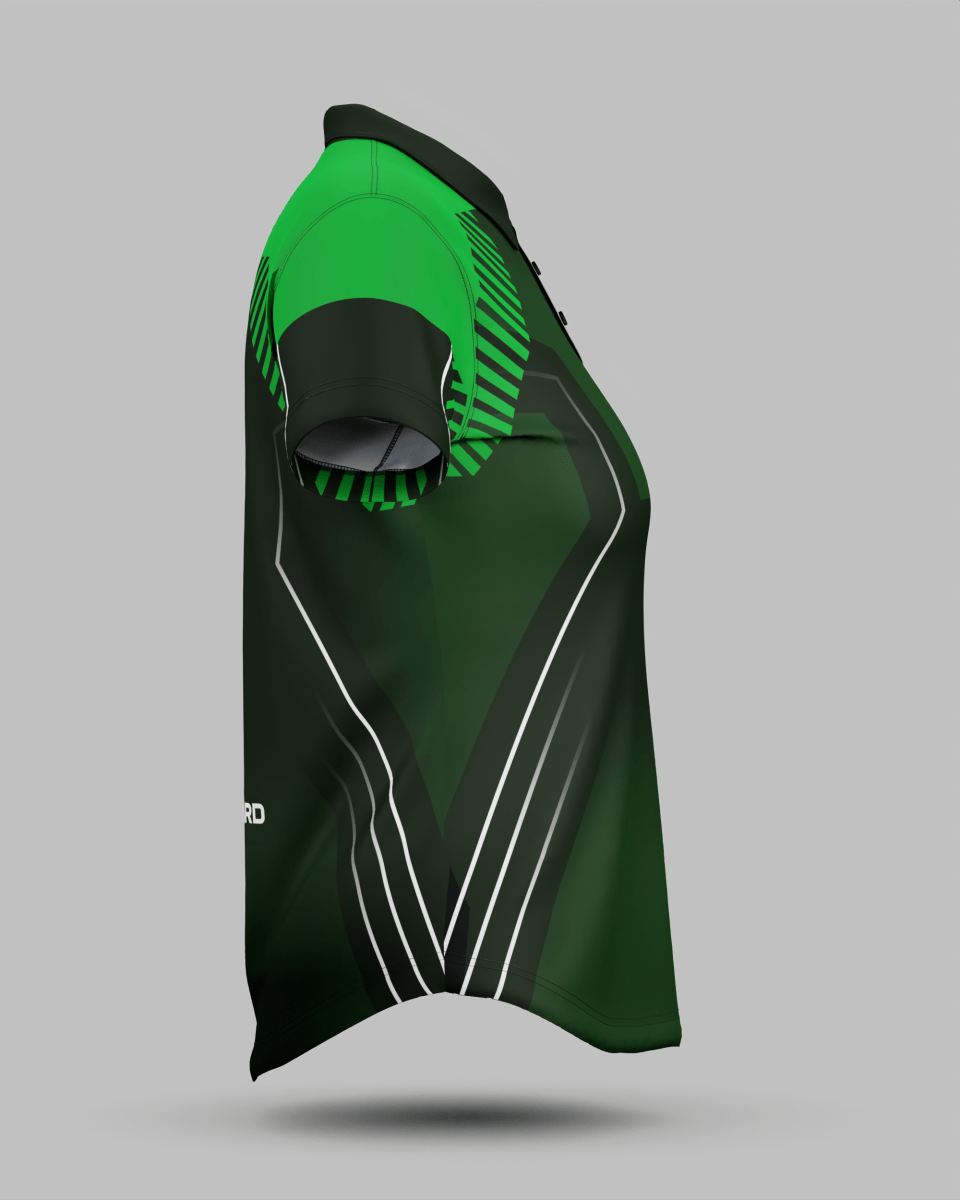 Womens Onyx 3 Button Polo Collar Jersey - Onboard Sportswear