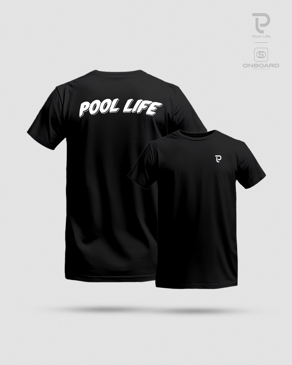 Pool Life Branded Black T Shirt