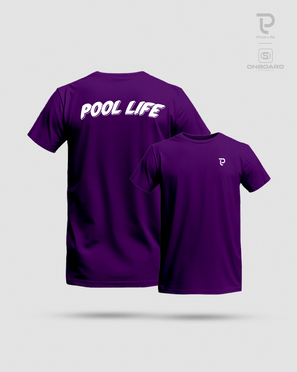 Pool Life Branded Purple T Shirt