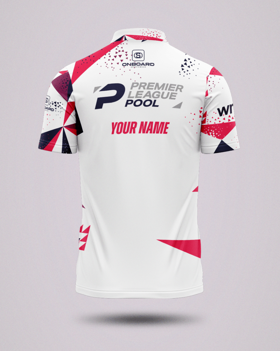 Official 2024 Premier League Pool Event Jersey White - Onboard Sportswear