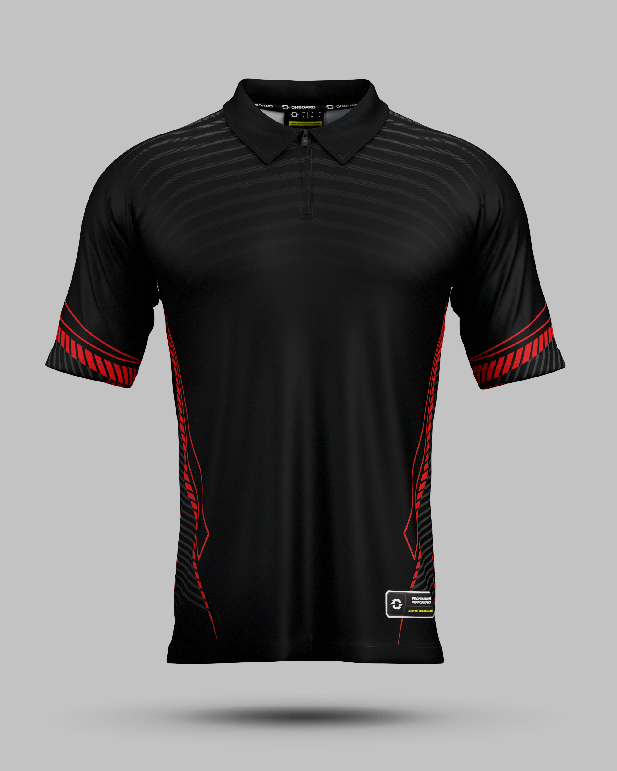Rio 1/4 Zip Polo Collar Jersey
