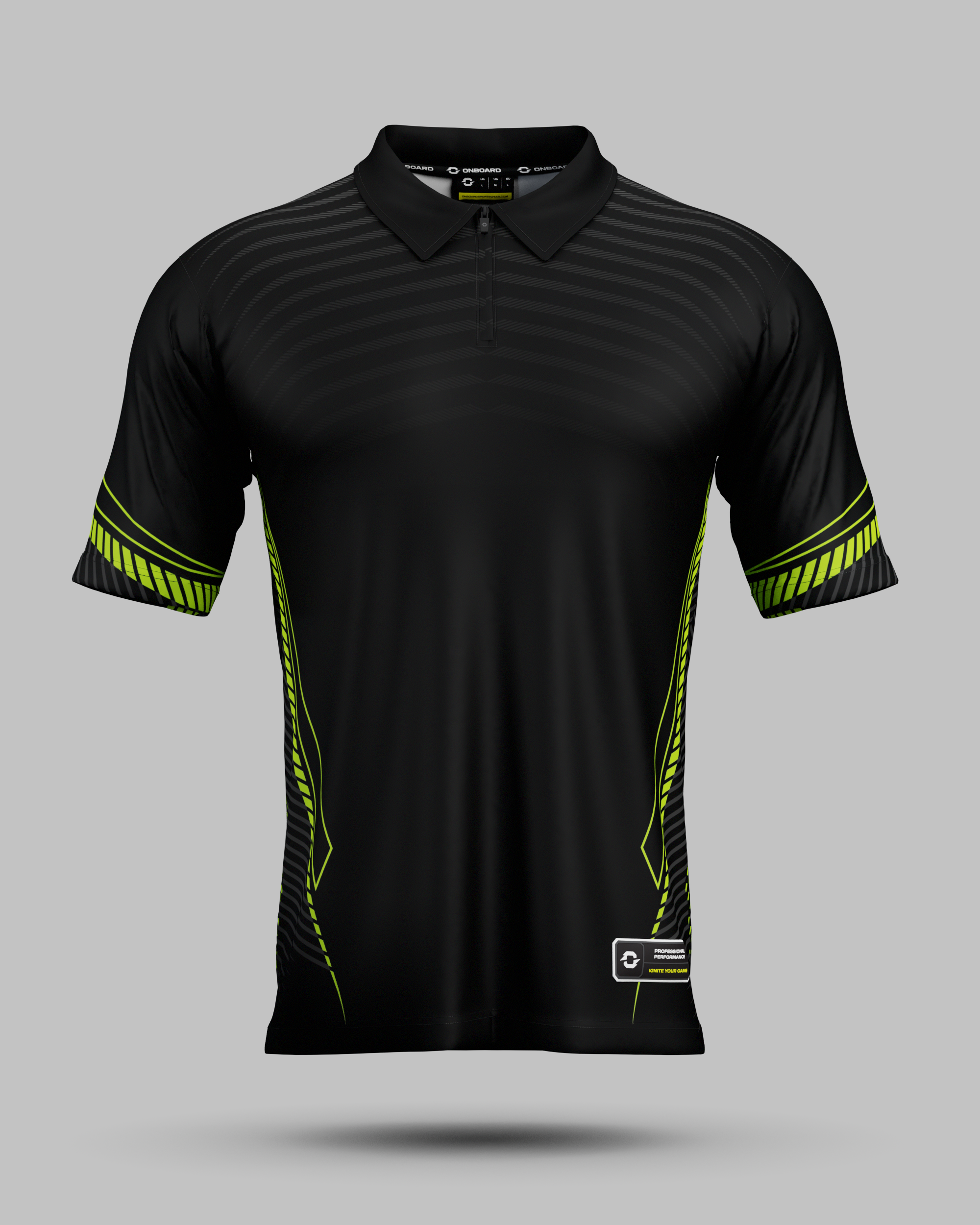 Rio 1/4 Zip Polo Collar Jersey