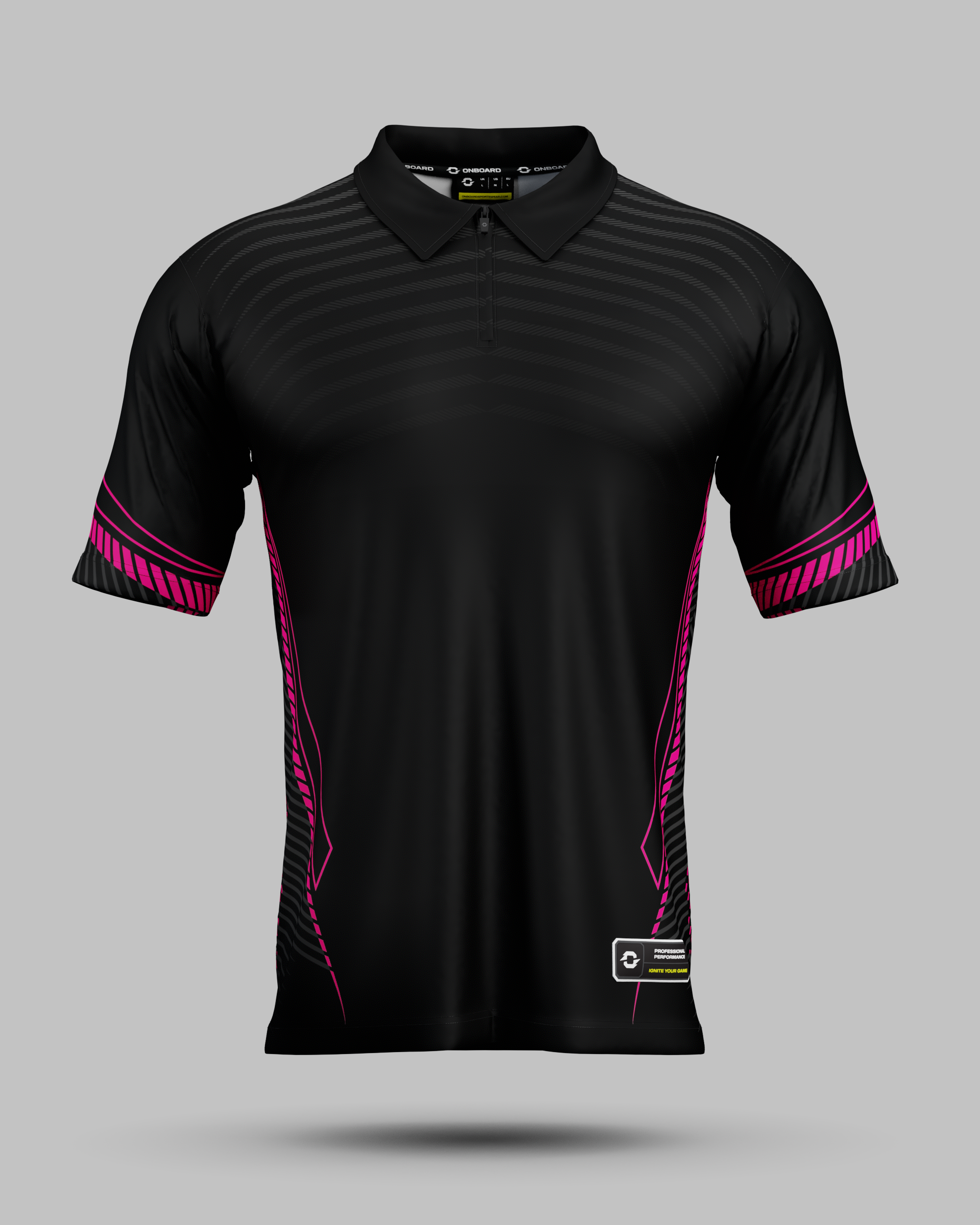 Rio 1/4 Zip Polo Collar Jersey