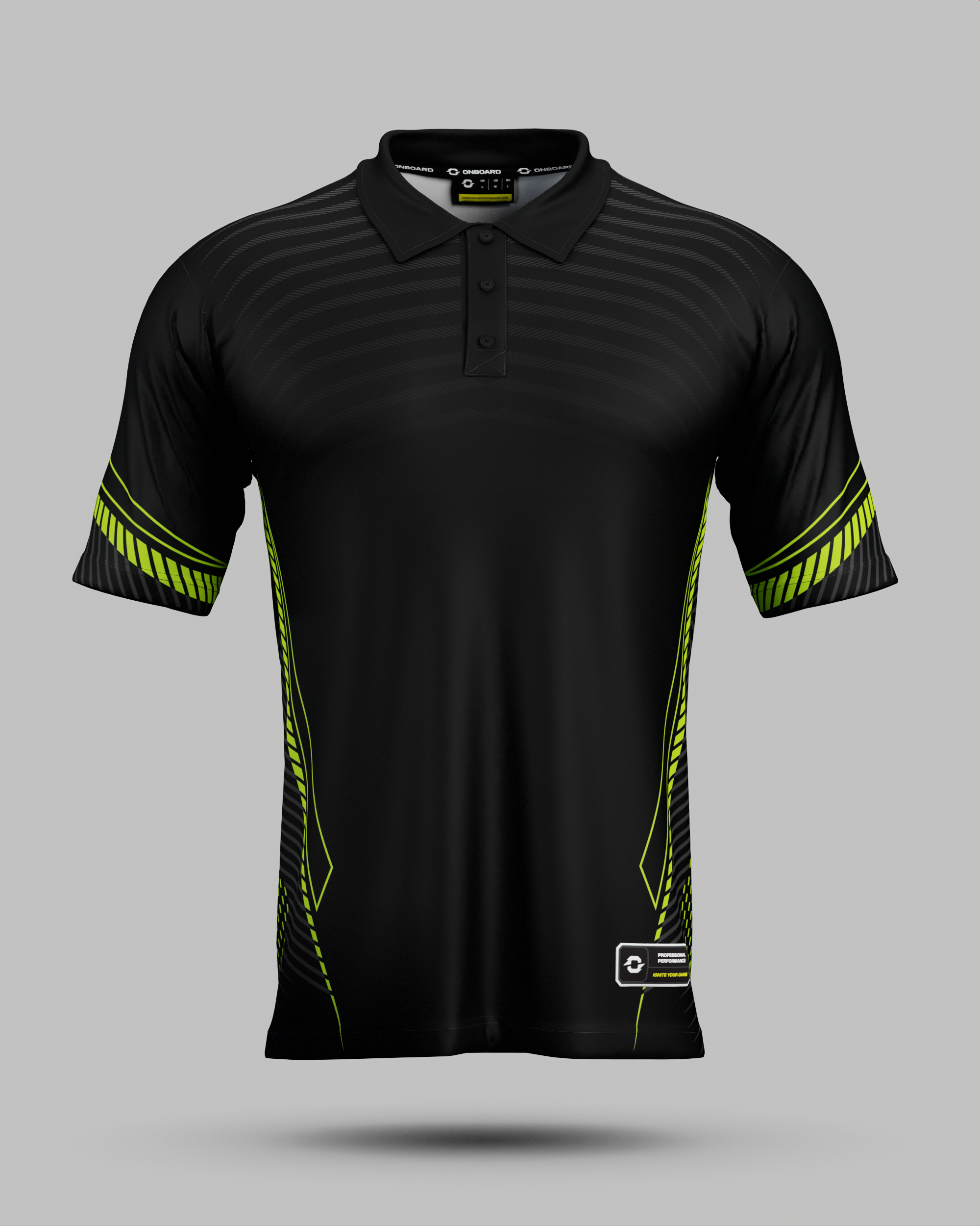 Youth Rio 3 Button Polo Collar Jersey