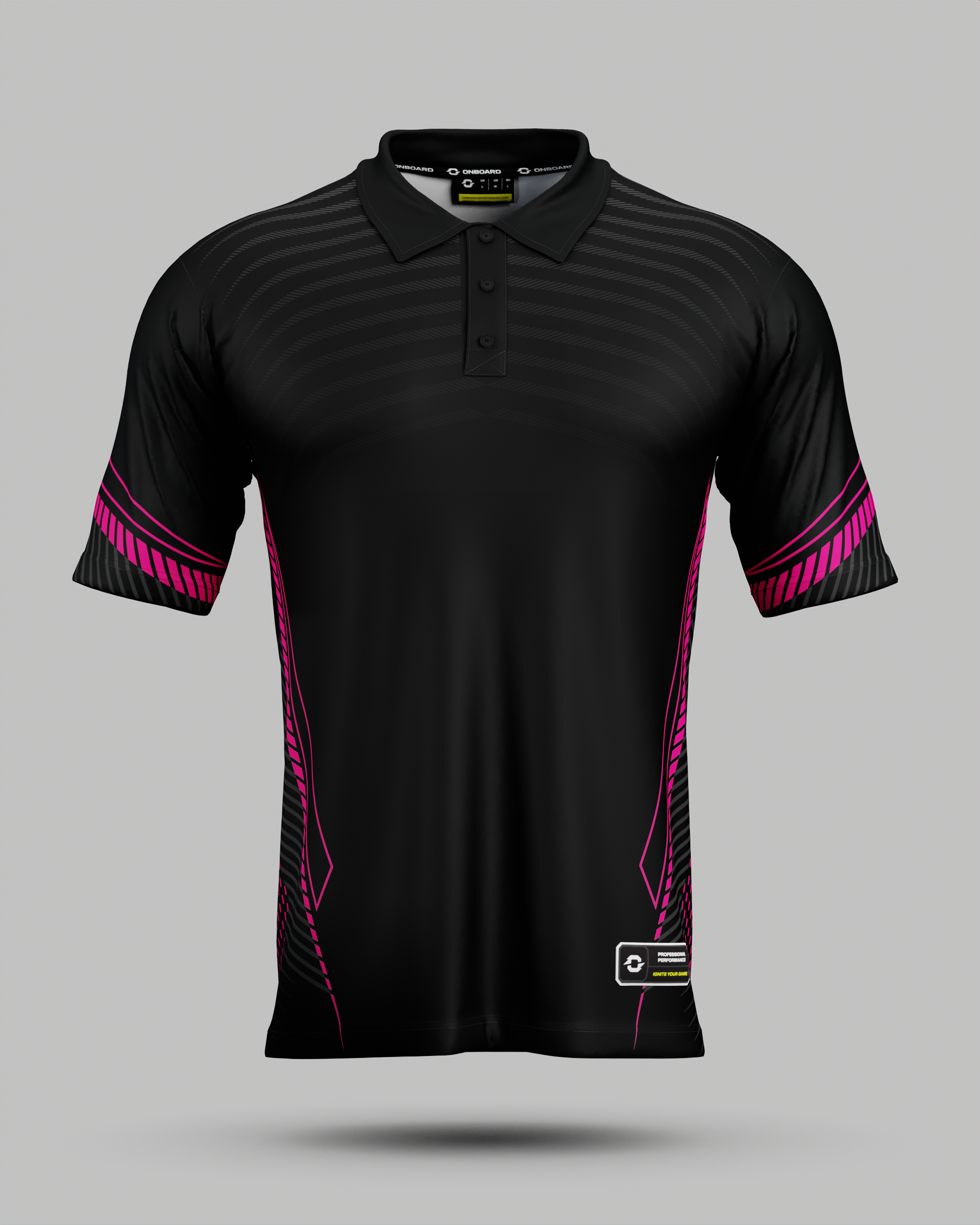 Youth Rio 3 Button Polo Collar Jersey