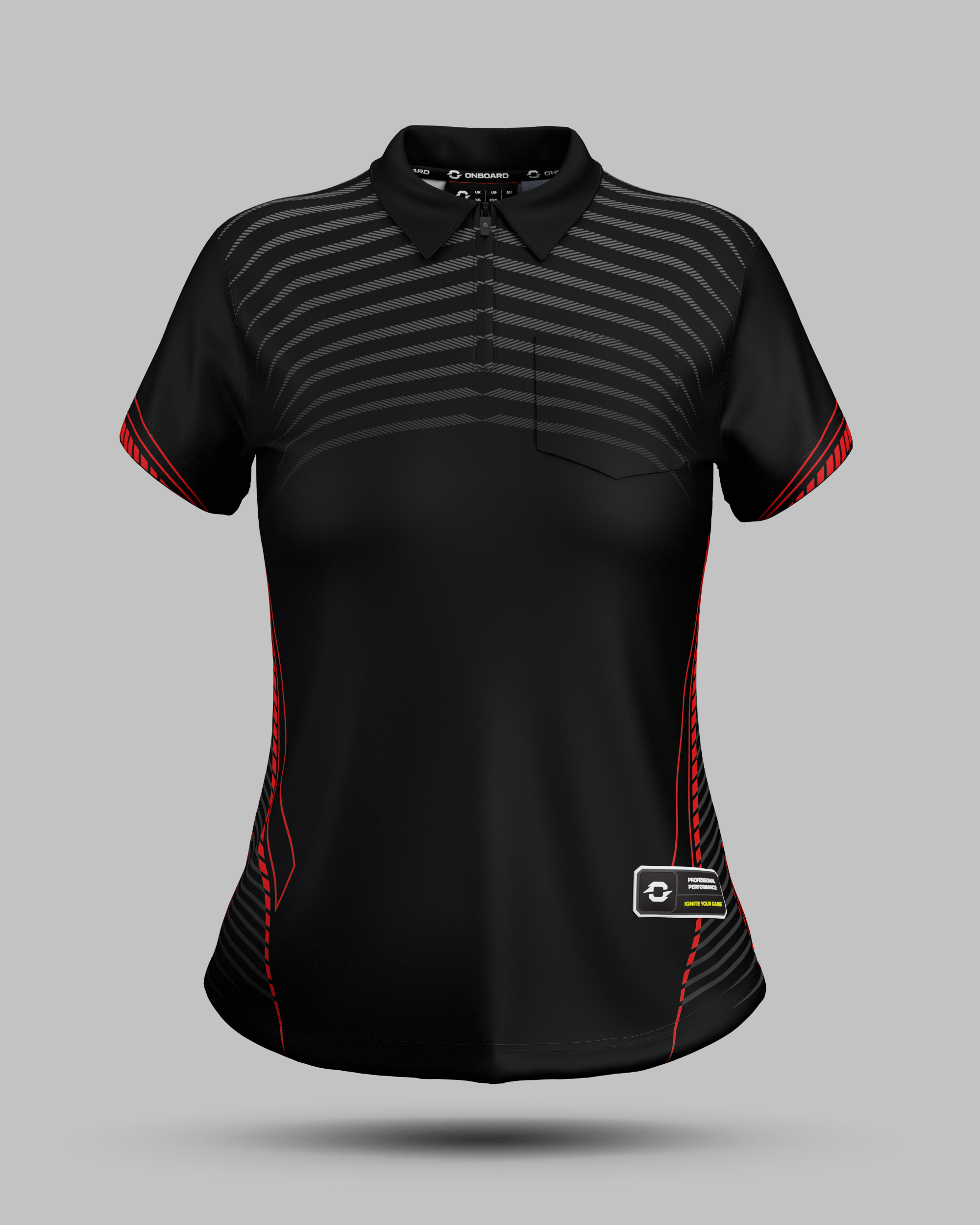 Womens Rio 1/4 Zip Polo Collar Jersey