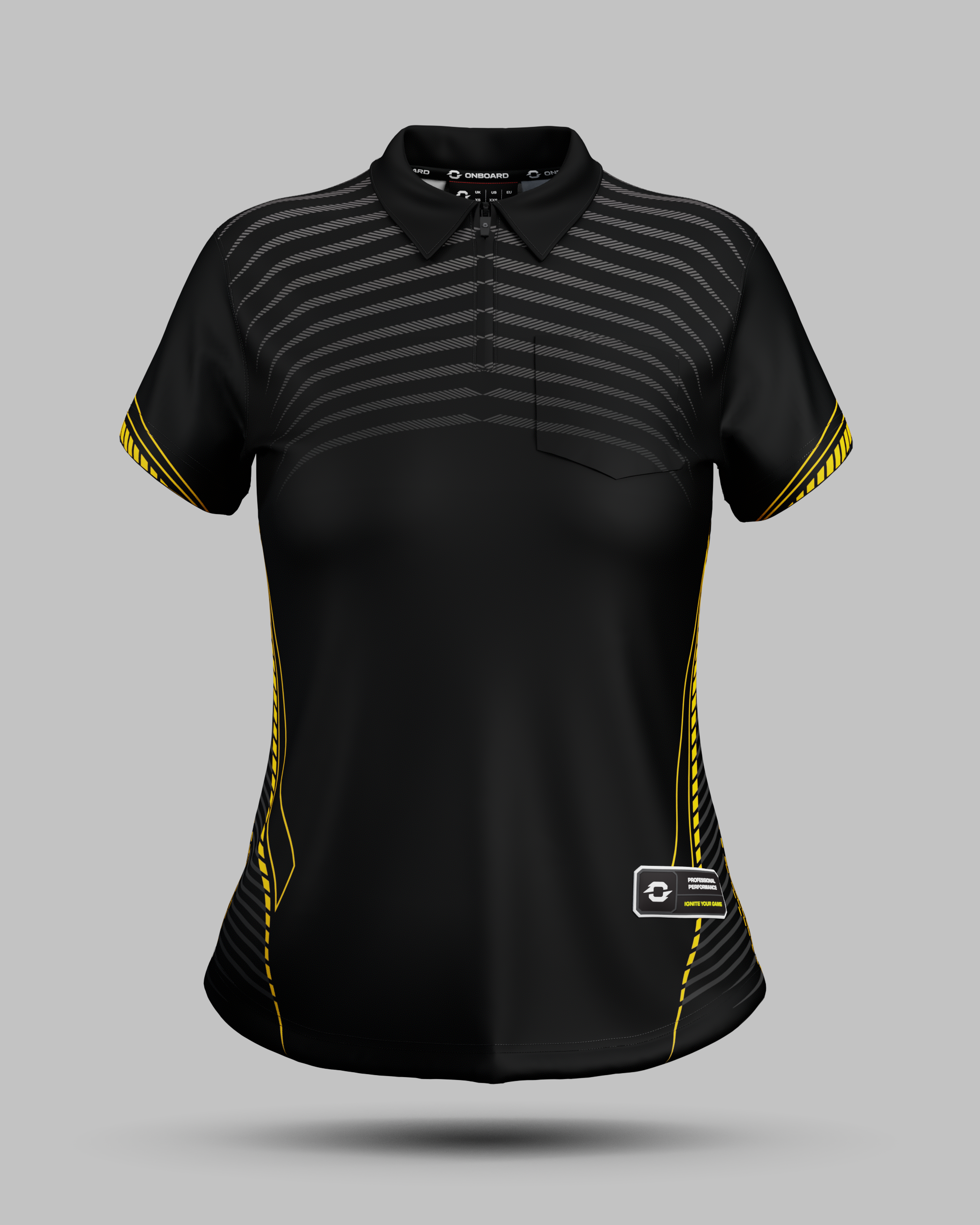 Womens Rio 1/4 Zip Polo Collar Jersey