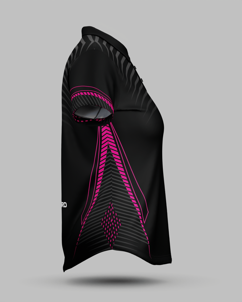 Womens Rio 3 Button Polo Collar Jersey - Onboard Sportswear