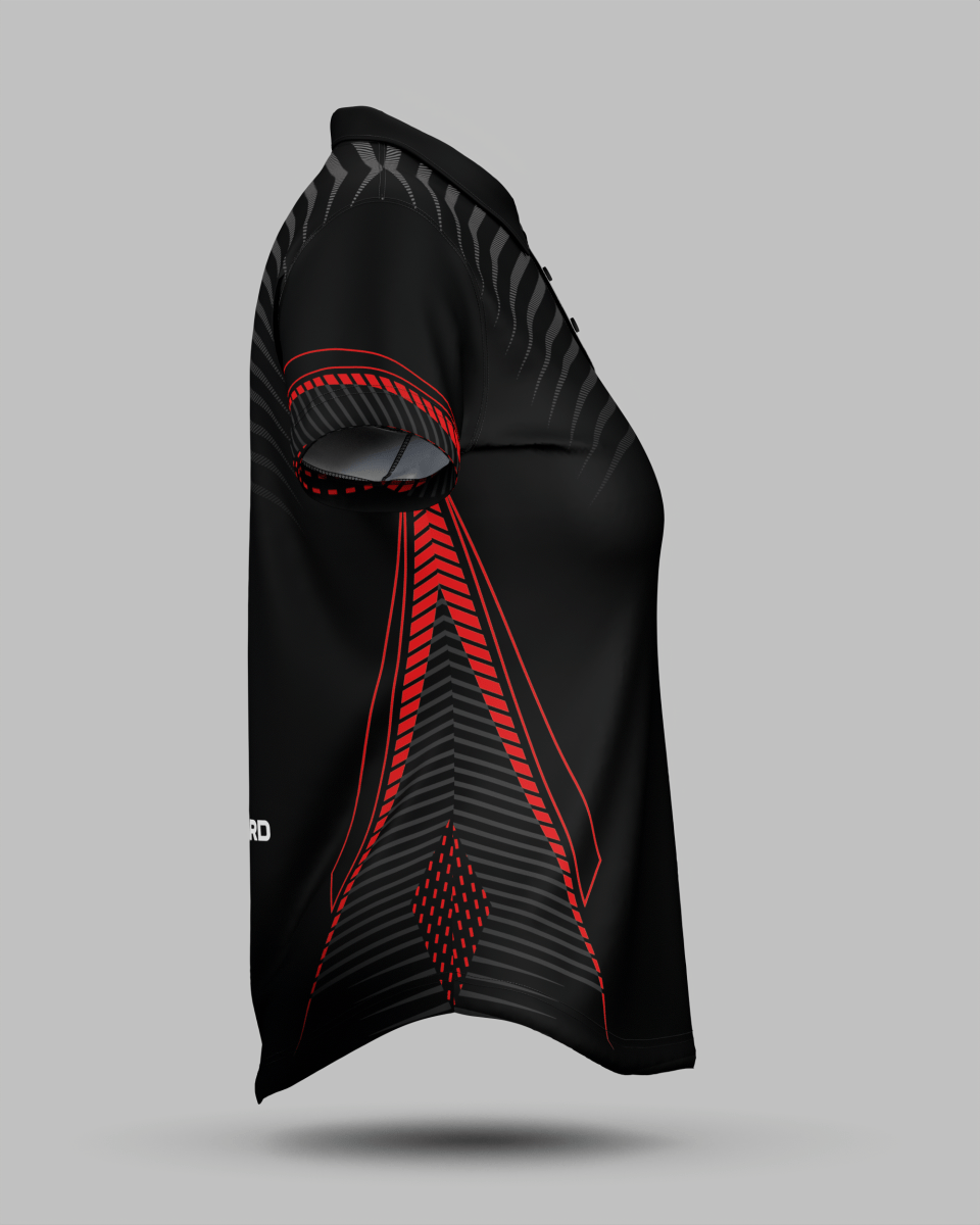 Womens Rio 3 Button Polo Collar Jersey - Onboard Sportswear