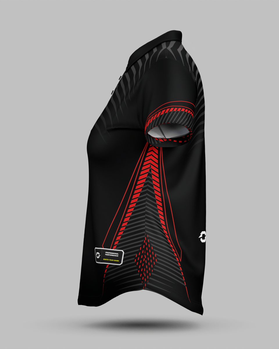 Womens Rio 3 Button Polo Collar Jersey - Onboard Sportswear