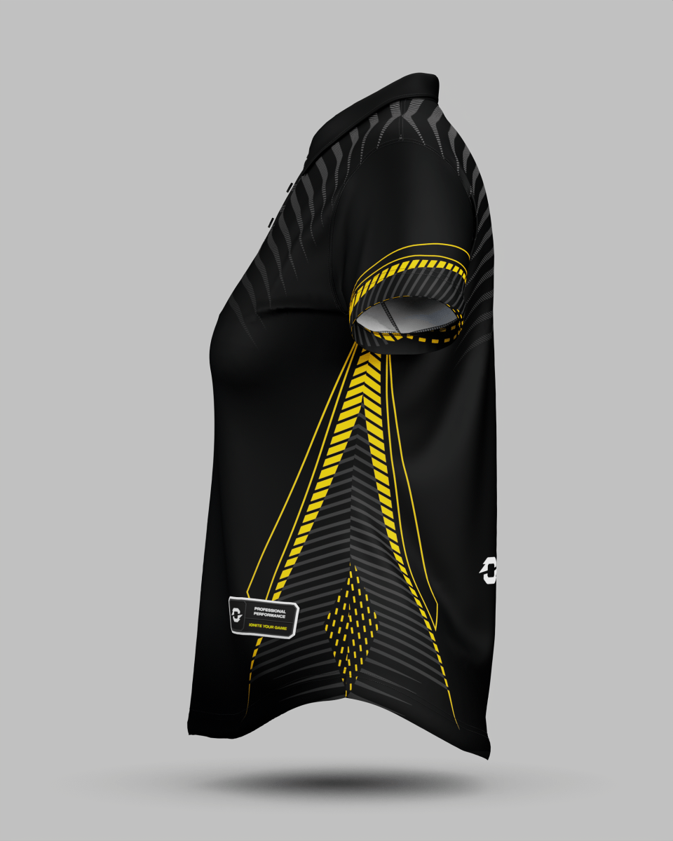 Womens Rio 3 Button Polo Collar Jersey - Onboard Sportswear