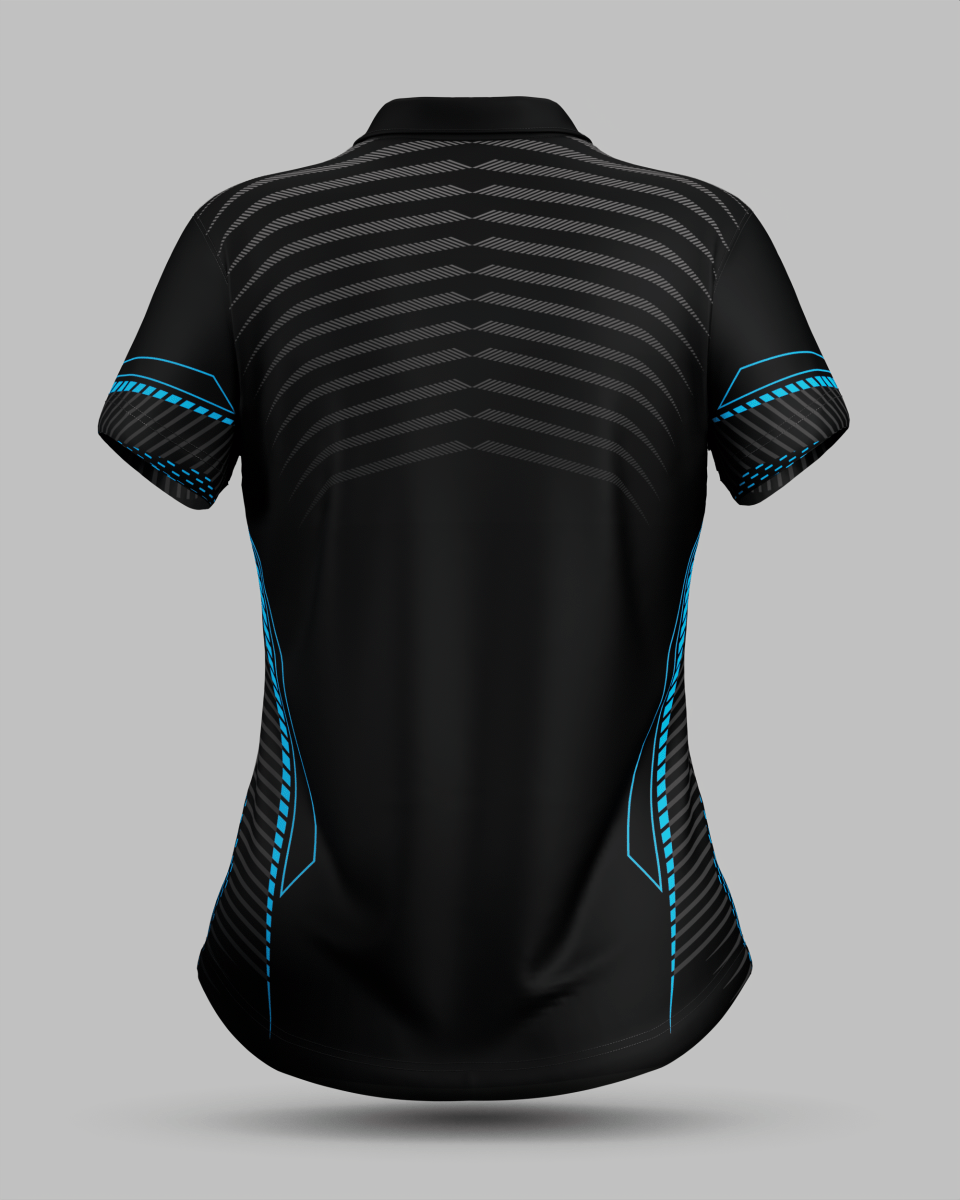 Womens Rio 3 Button Polo Collar Jersey - Onboard Sportswear