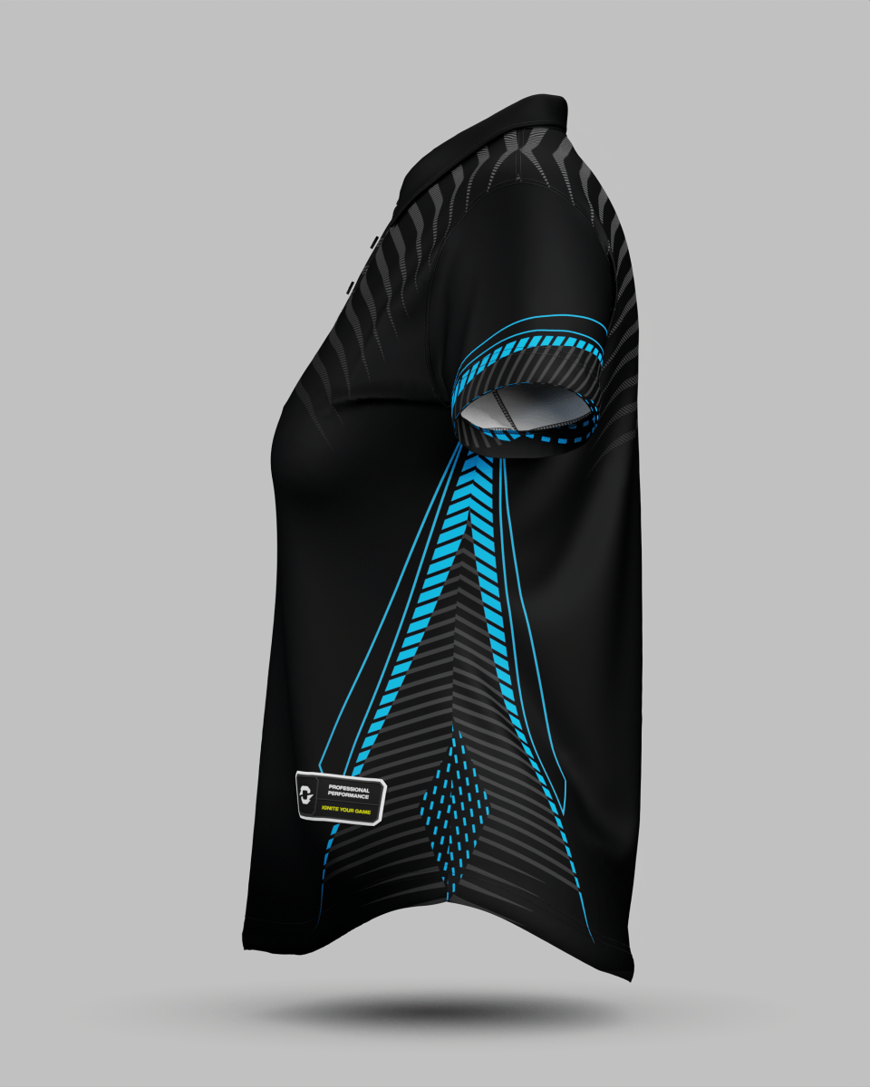 Womens Rio 3 Button Polo Collar Jersey - Onboard Sportswear