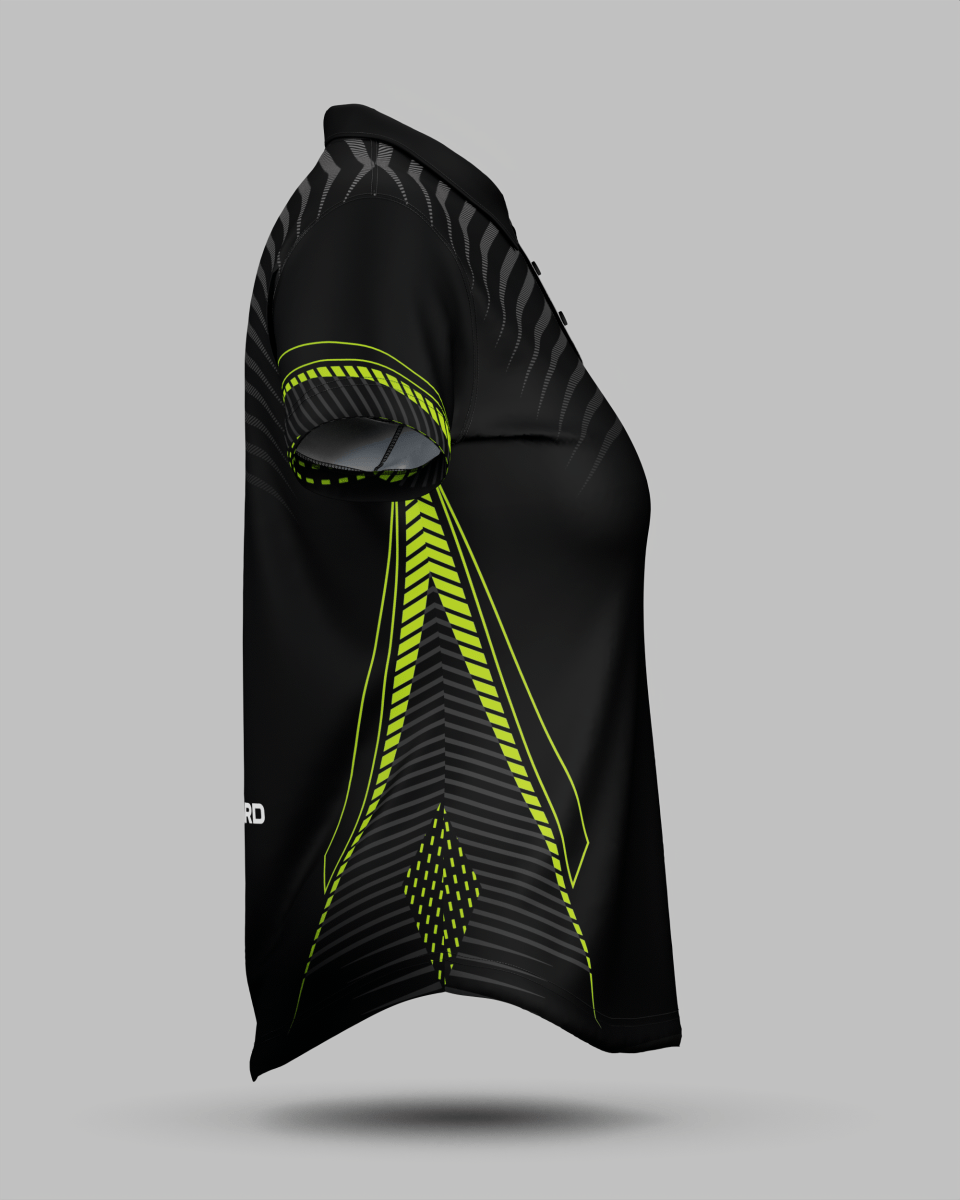 Womens Rio 3 Button Polo Collar Jersey - Onboard Sportswear