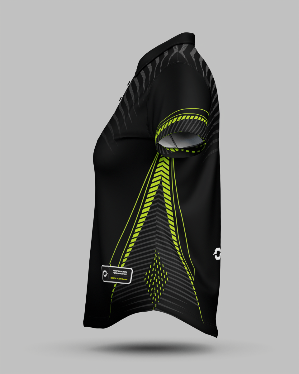 Womens Rio 3 Button Polo Collar Jersey - Onboard Sportswear