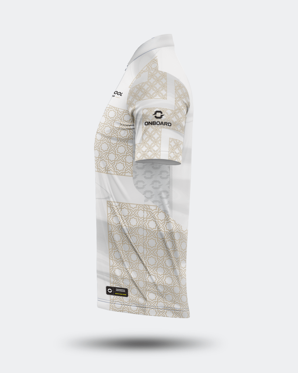 Official 2025 World Nineball Pool Championship Jersey In White - Onboard Sportswear