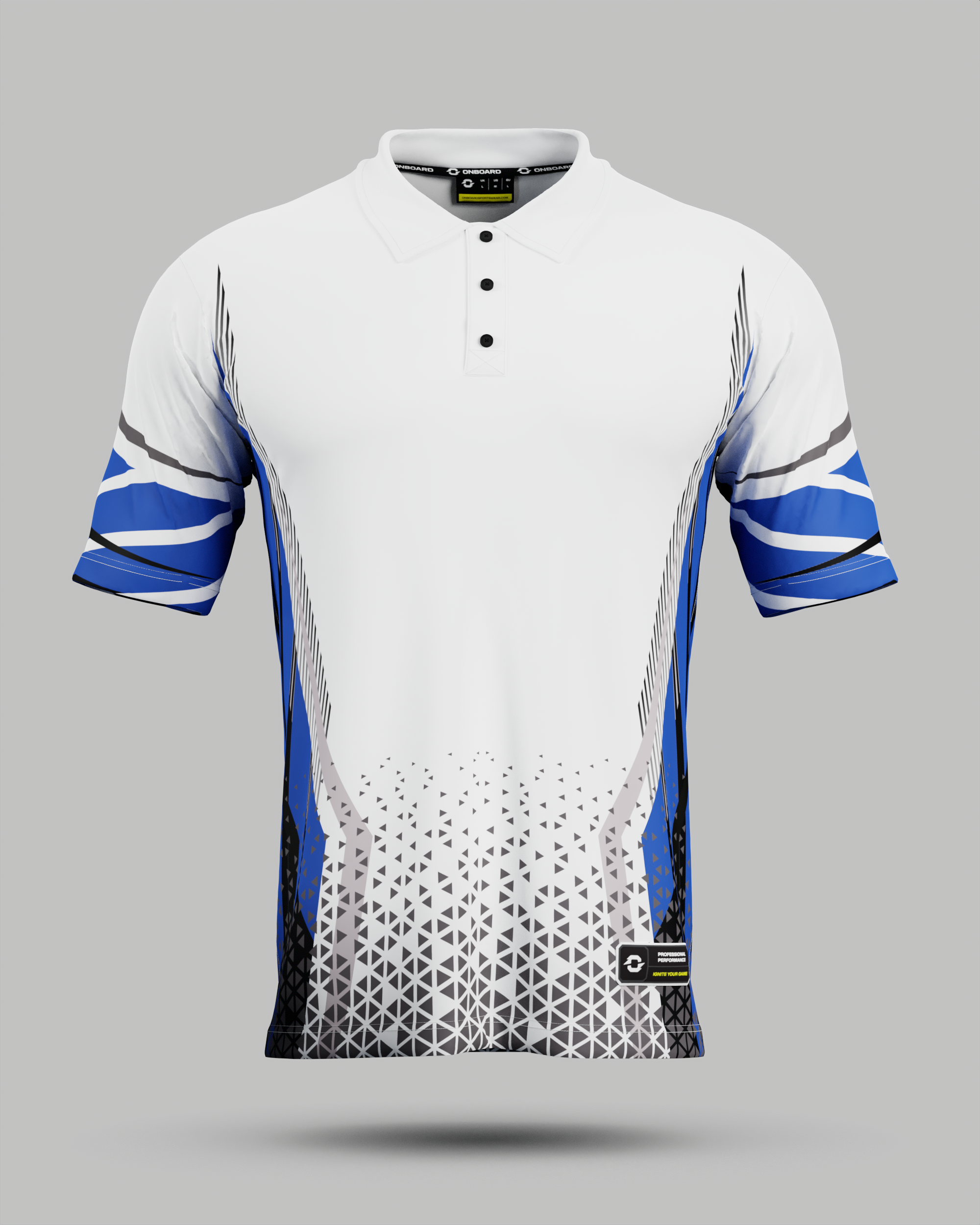 Stockholm 3 Button Polo Collar Jersey