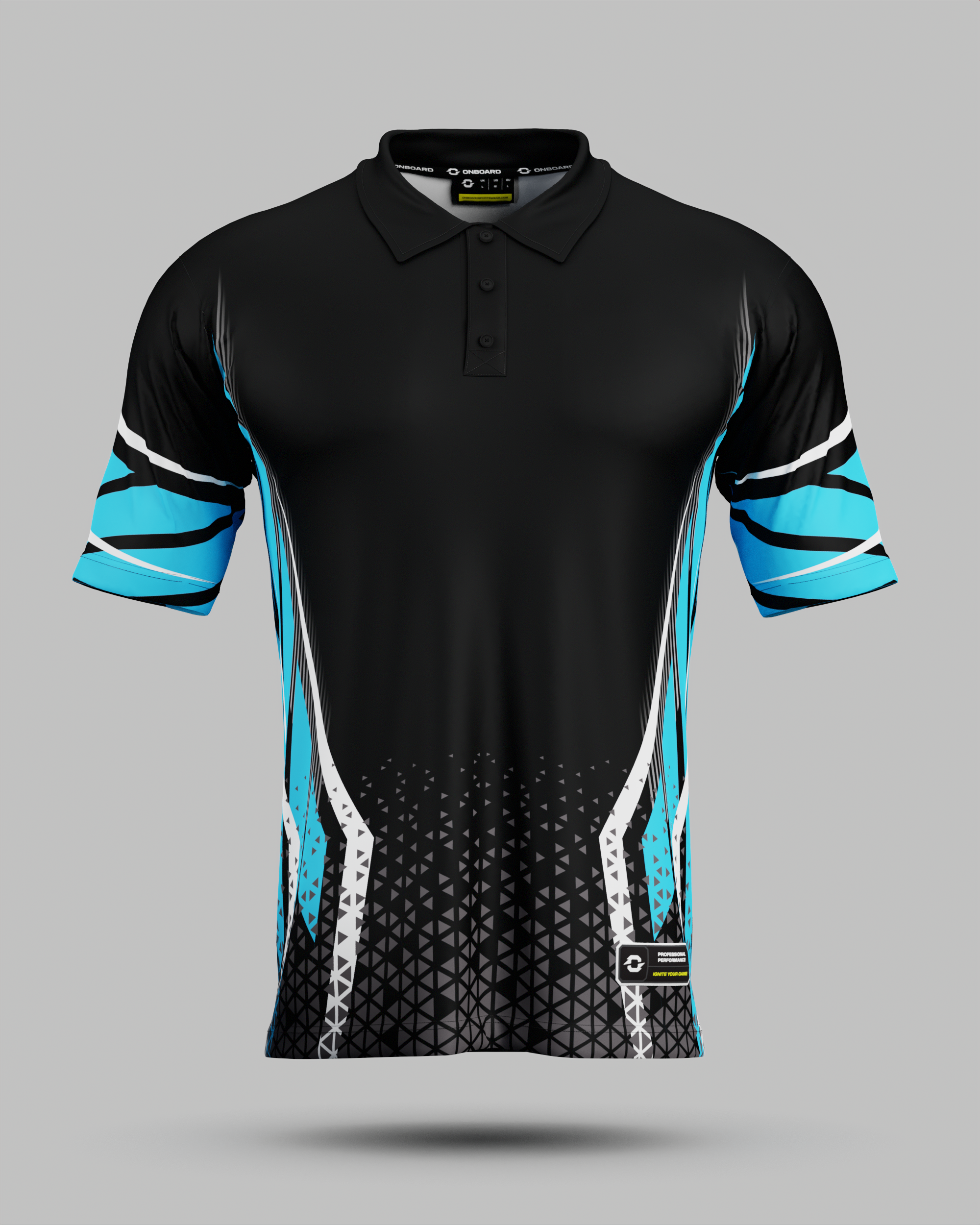 Youth Stockholm 3 Button Polo Collar Jersey