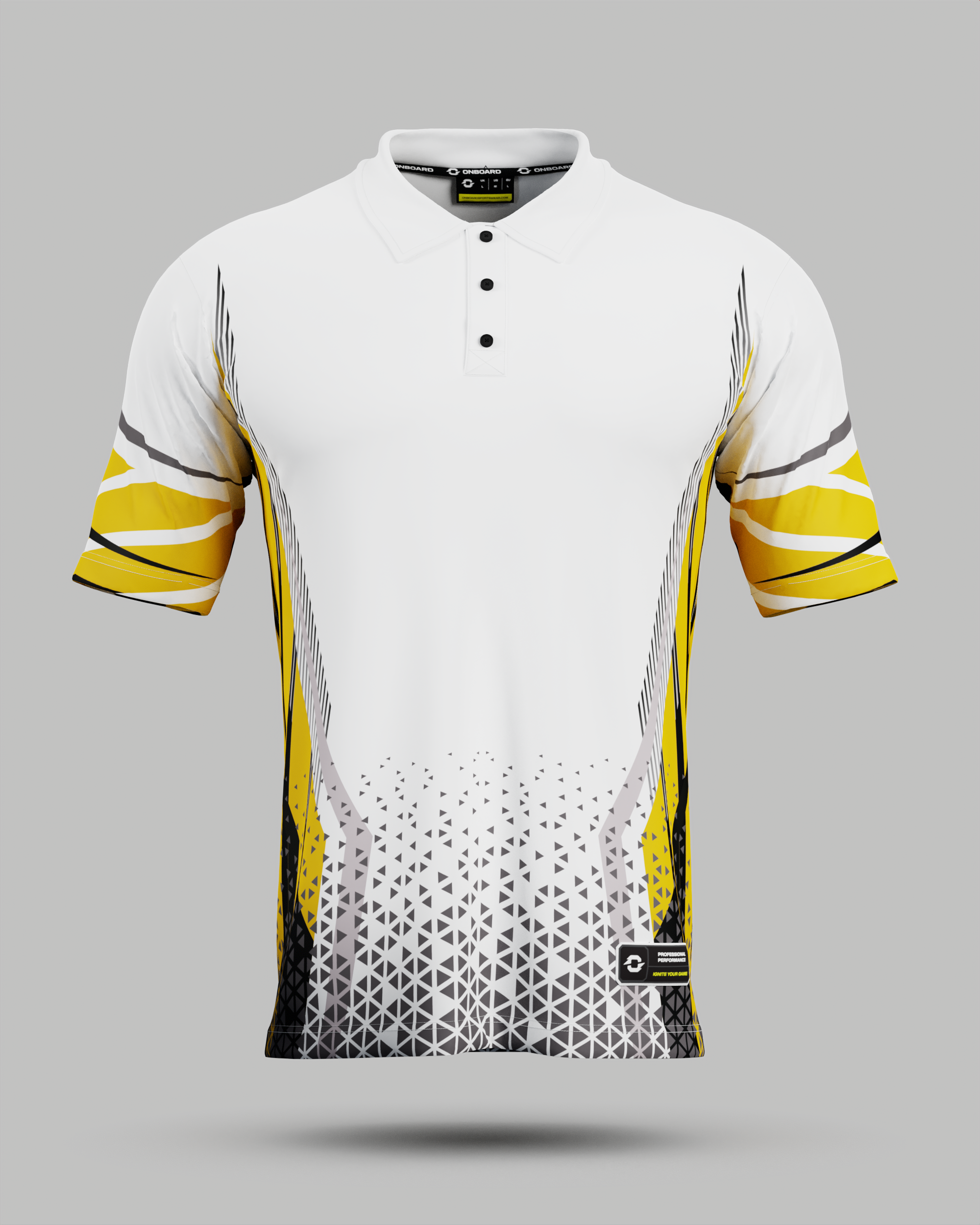 Stockholm 3 Button Polo Collar Jersey
