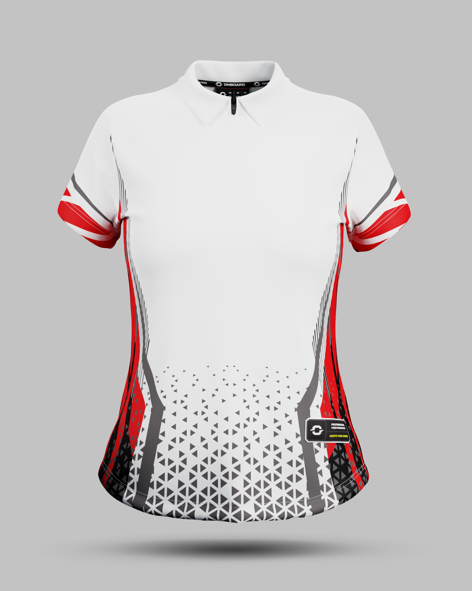 Womens Stockholm 1/4 Zip Polo Collar Jersey