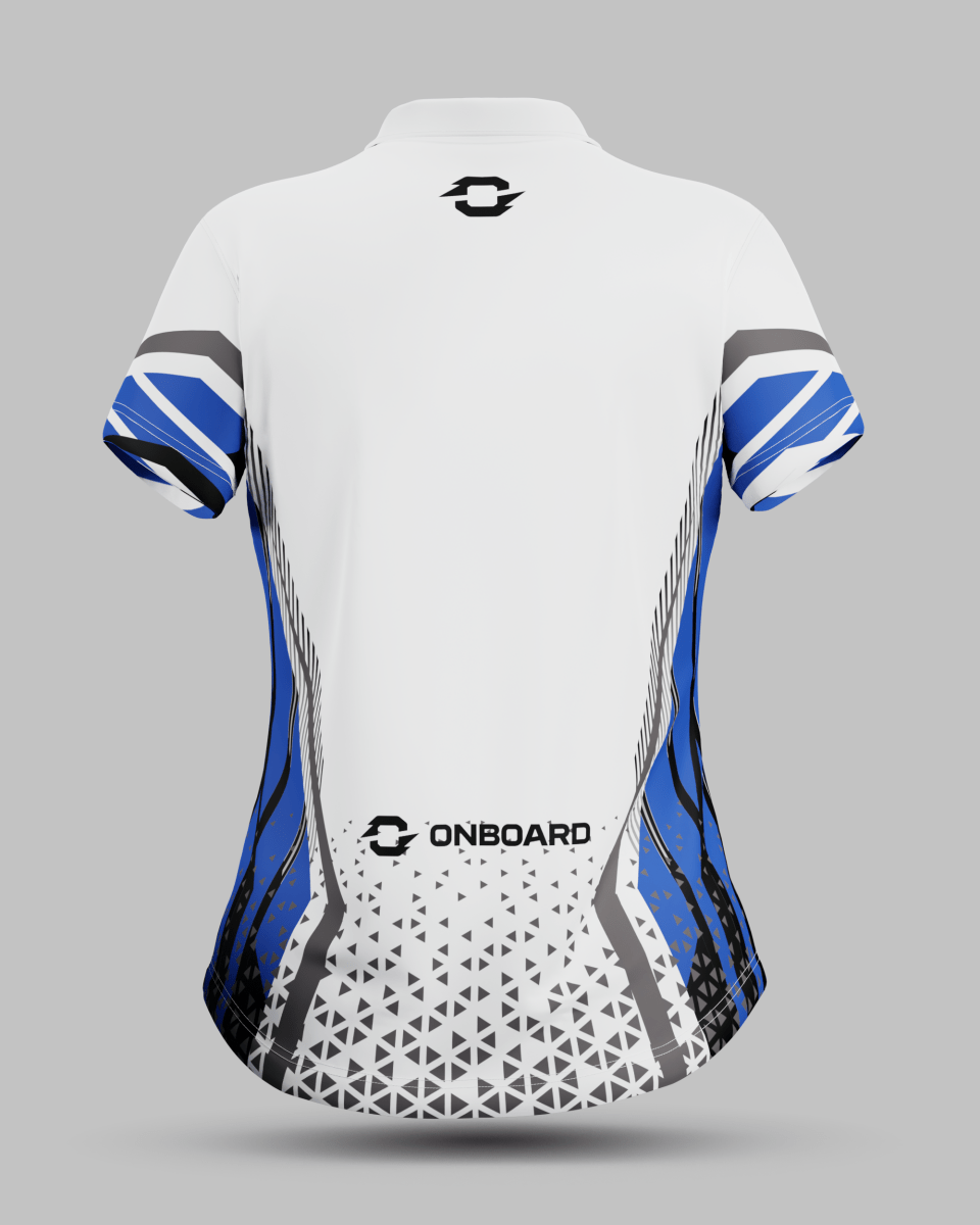 Womens Stockholm 1/4 Zip Polo Collar Jersey - Onboard Sportswear