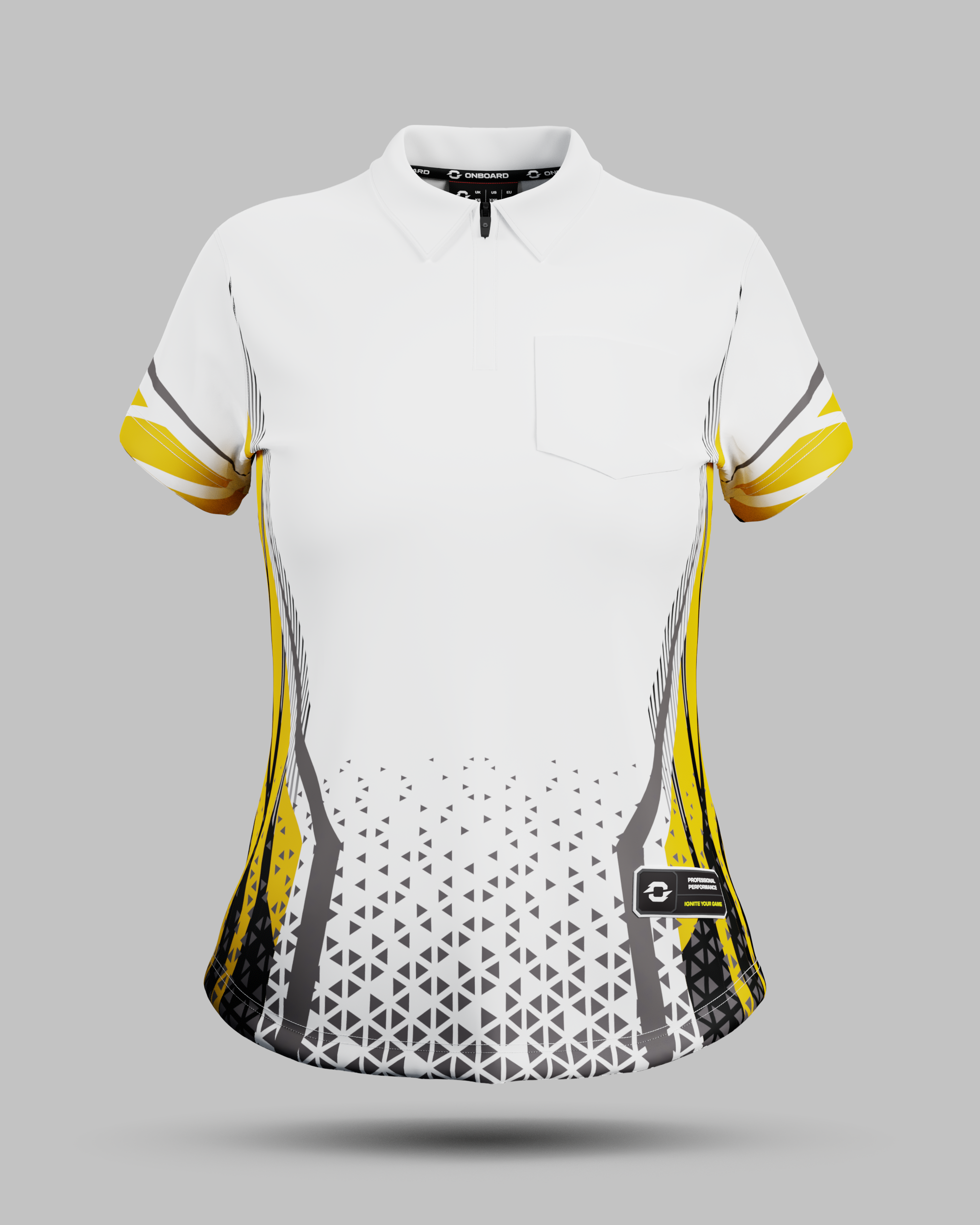 Womens Stockholm 1/4 Zip Polo Collar Jersey