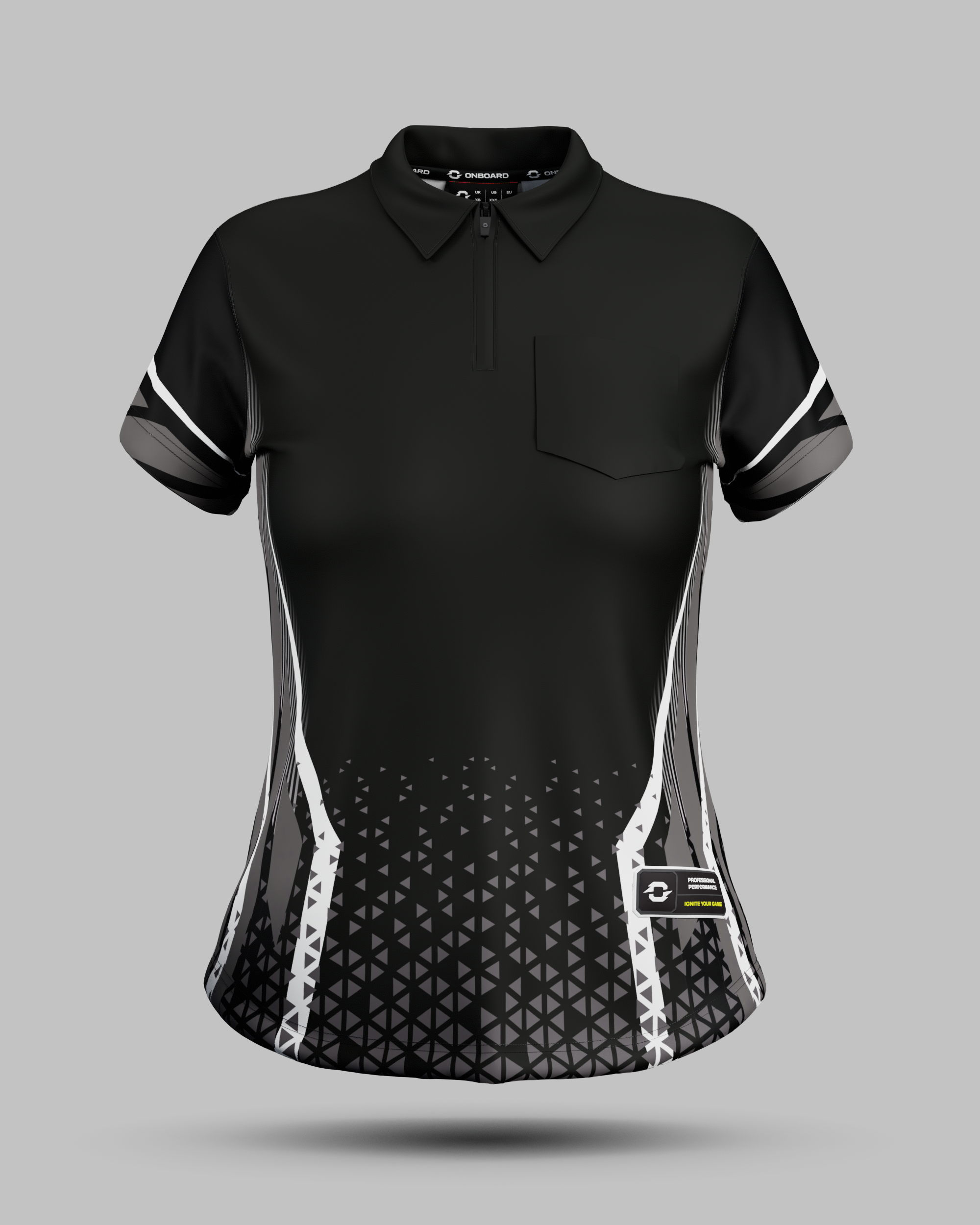 Womens Stockholm 1/4 Zip Polo Collar Jersey