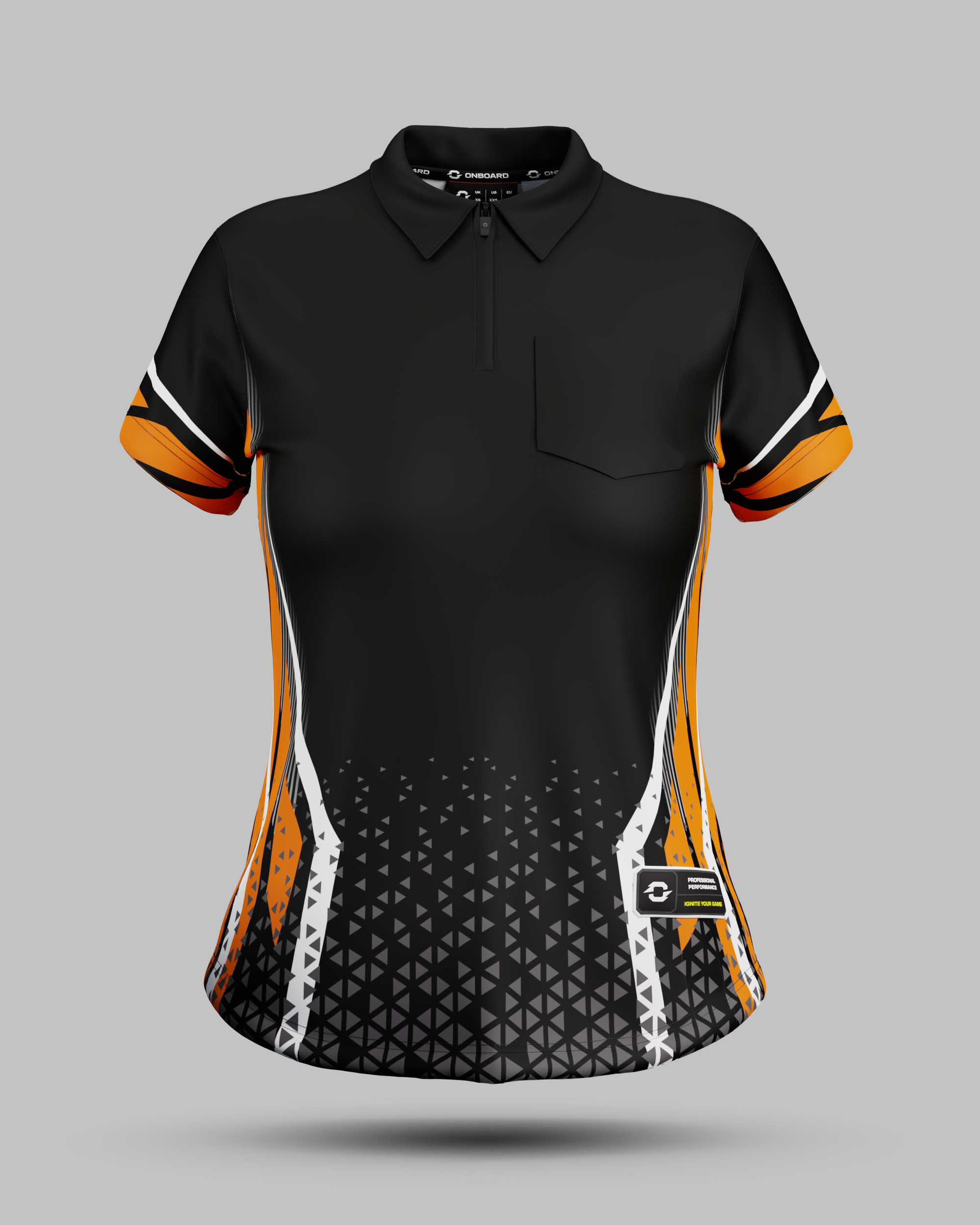 Womens Stockholm 1/4 Zip Polo Collar Jersey
