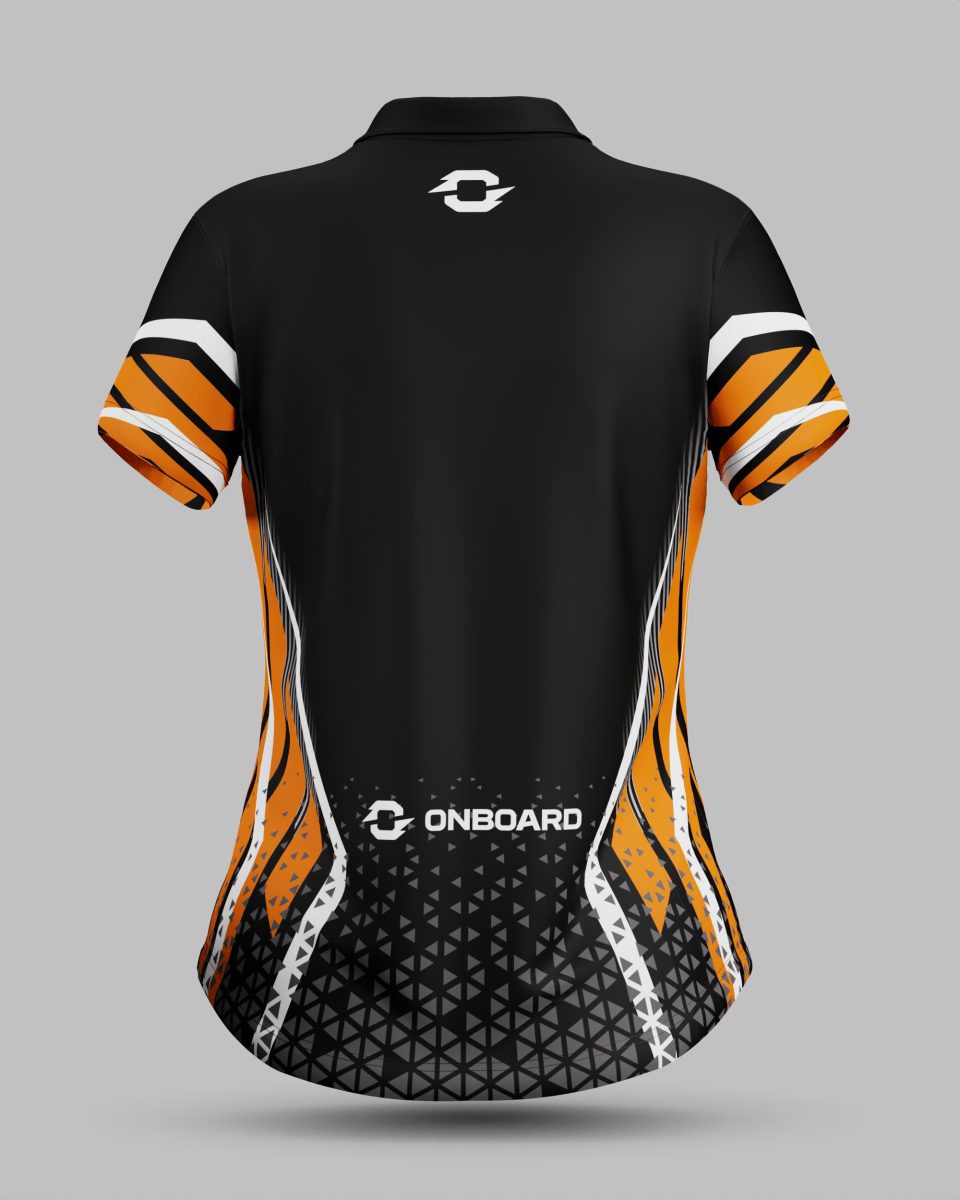 Womens Stockholm 3 Button Polo Collar Jersey - Onboard Sportswear