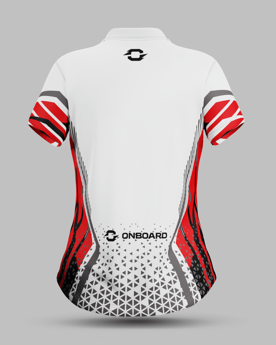 Womens Stockholm 3 Button Polo Collar Jersey - Onboard Sportswear