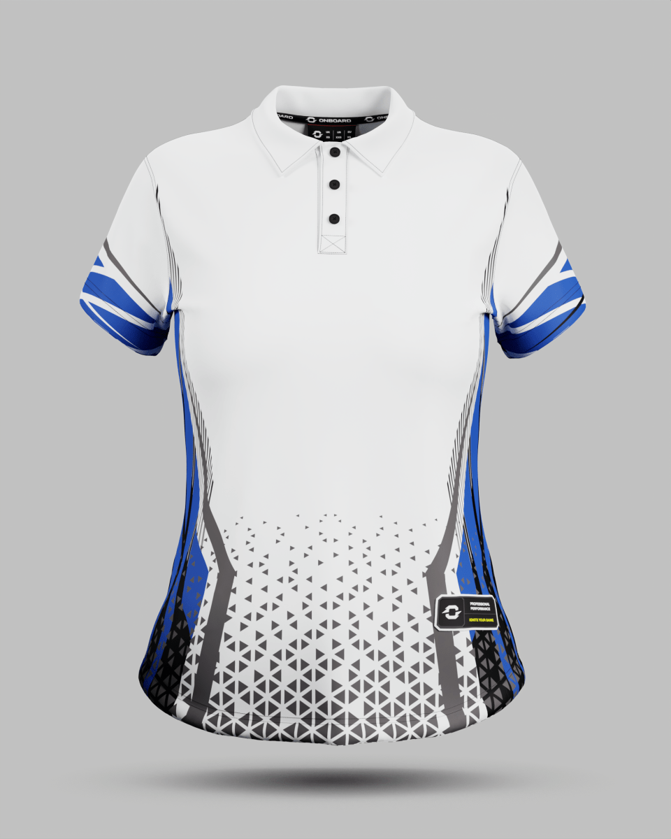 Womens Stockholm 3 Button Polo Collar Jersey - Onboard Sportswear
