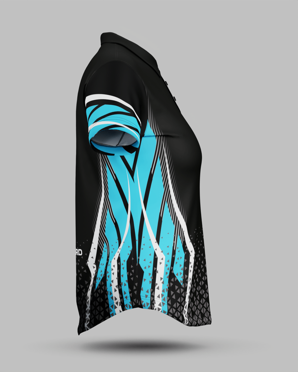 Womens Stockholm 3 Button Polo Collar Jersey - Onboard Sportswear