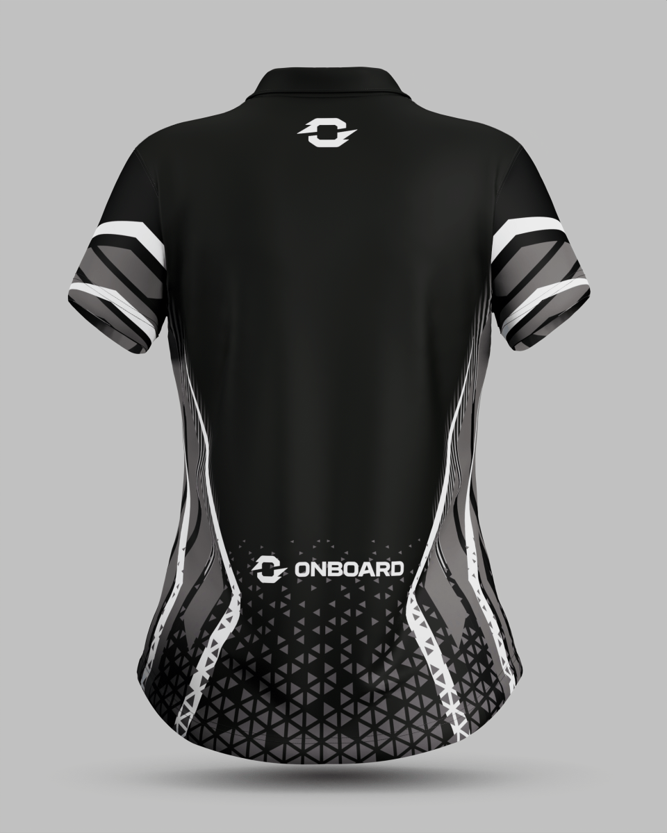 Womens Stockholm 3 Button Polo Collar Jersey - Onboard Sportswear