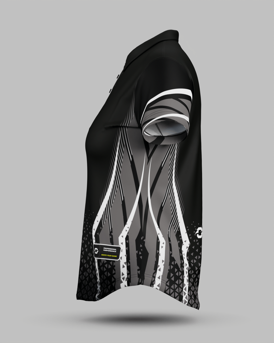 Womens Stockholm 3 Button Polo Collar Jersey - Onboard Sportswear