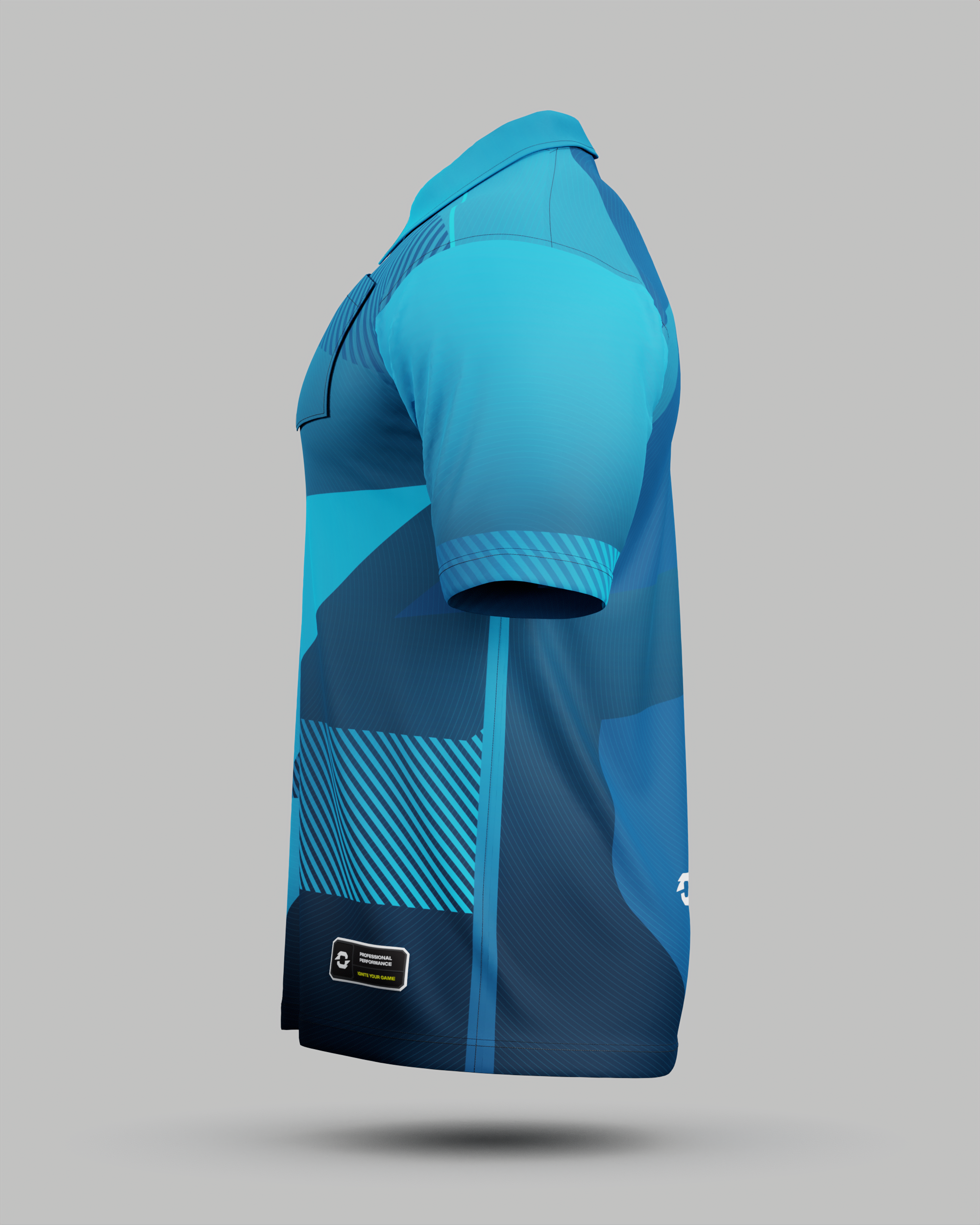 Youth Surge 1/4 Zip Polo Collar Jersey With Pocket