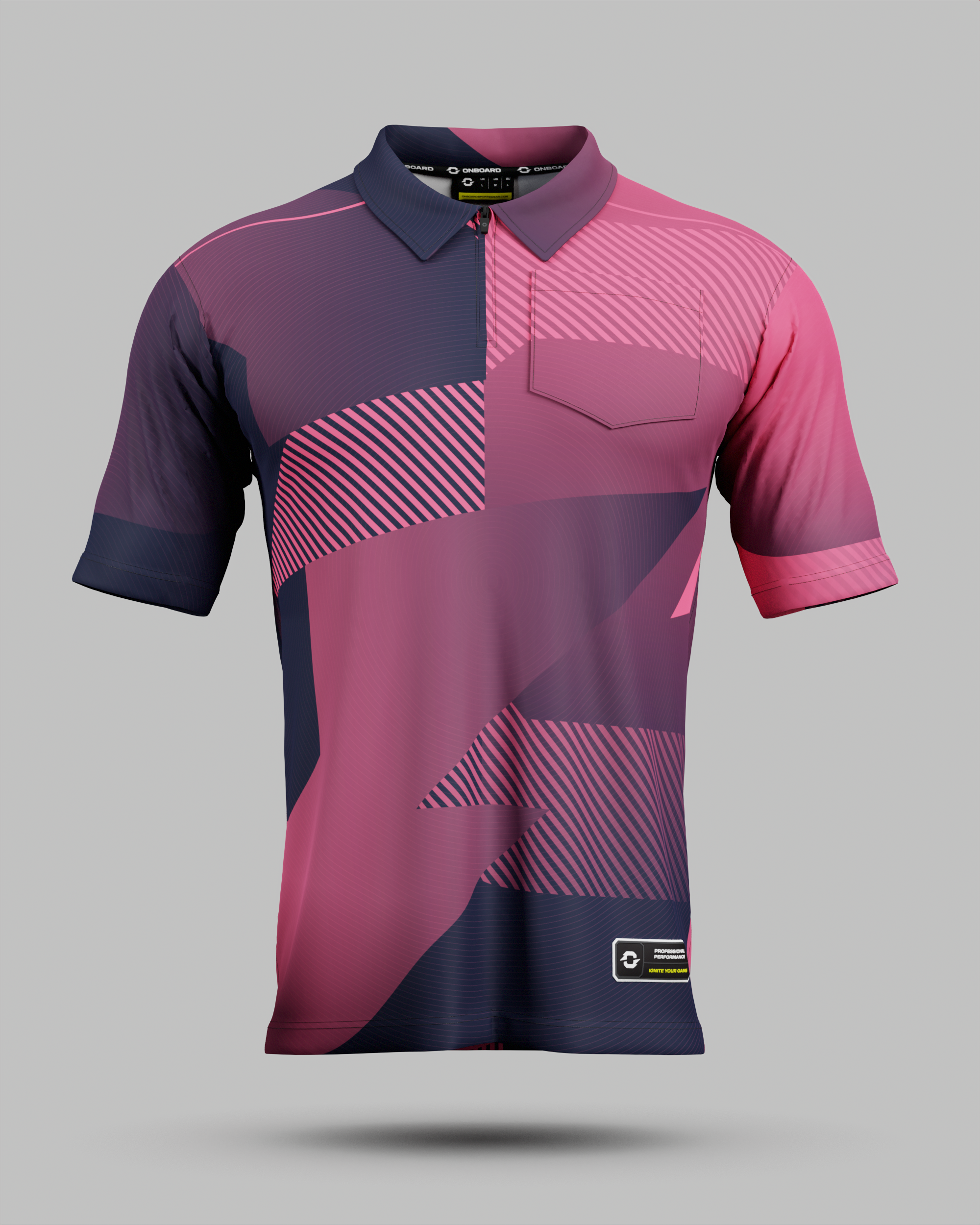 Youth Surge 1/4 Zip Polo Collar Jersey With Pocket