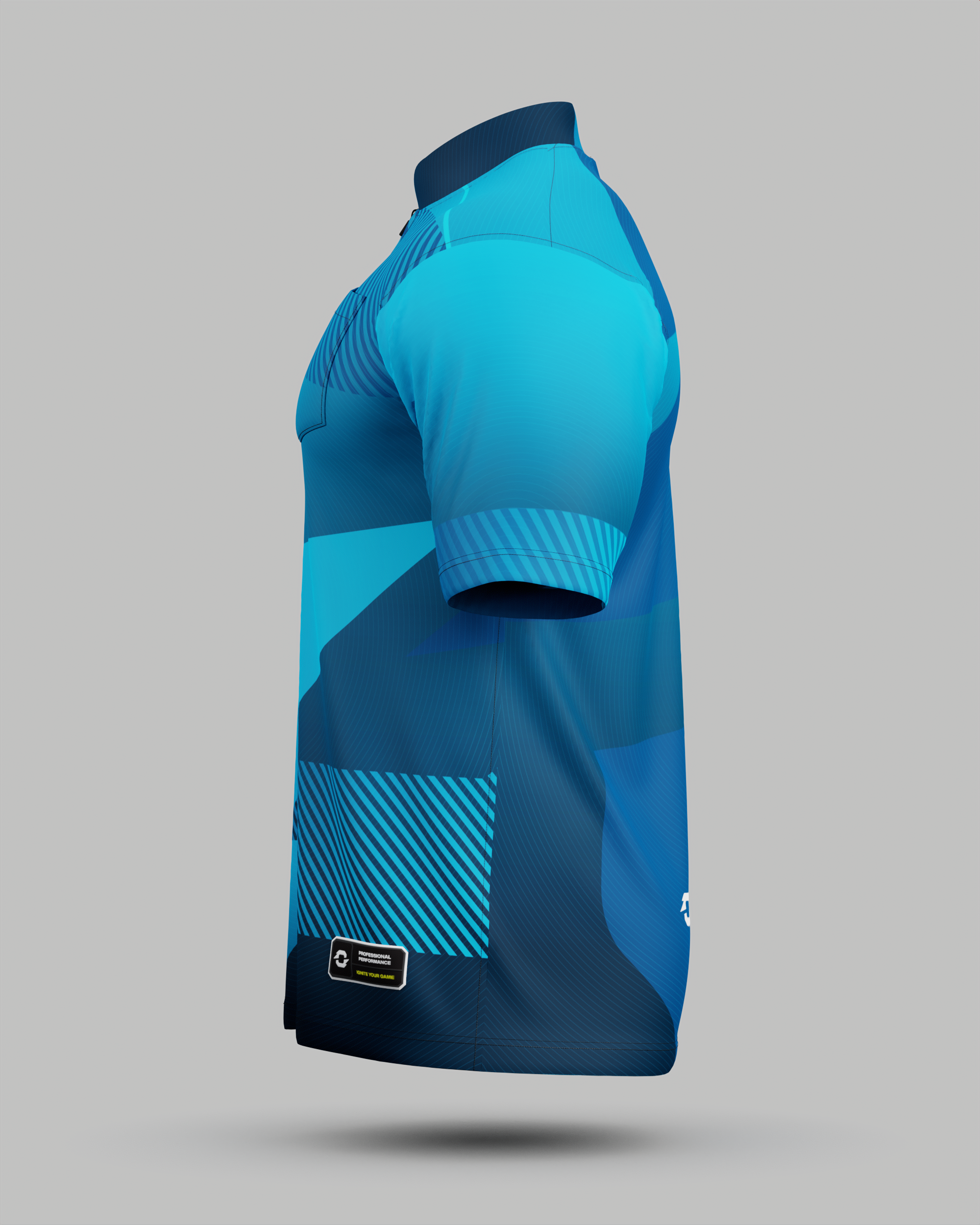 Youth Surge 1/4 Zip Pro Collar Jersey With Pocket