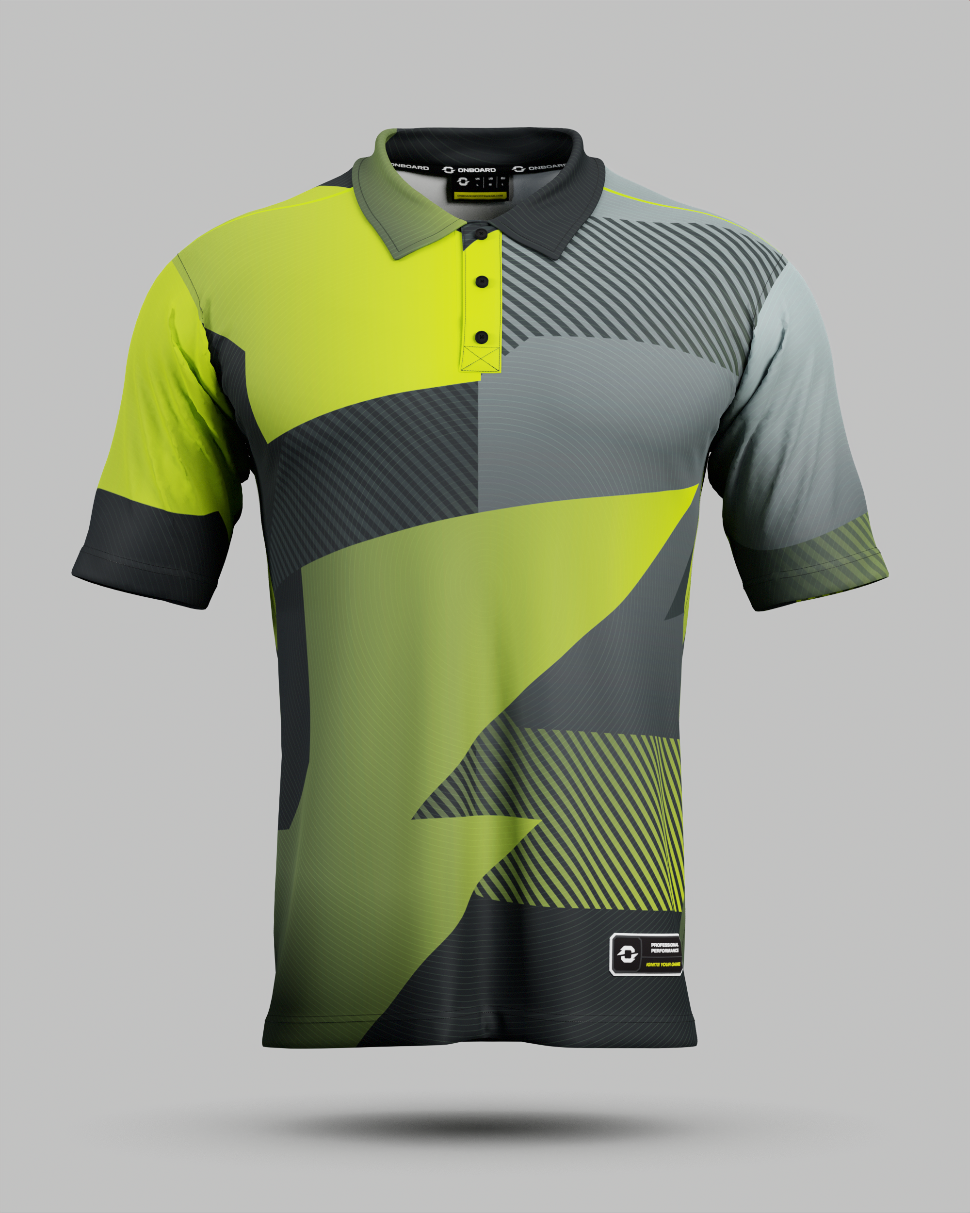 Surge 3 Button Polo Collar Jersey