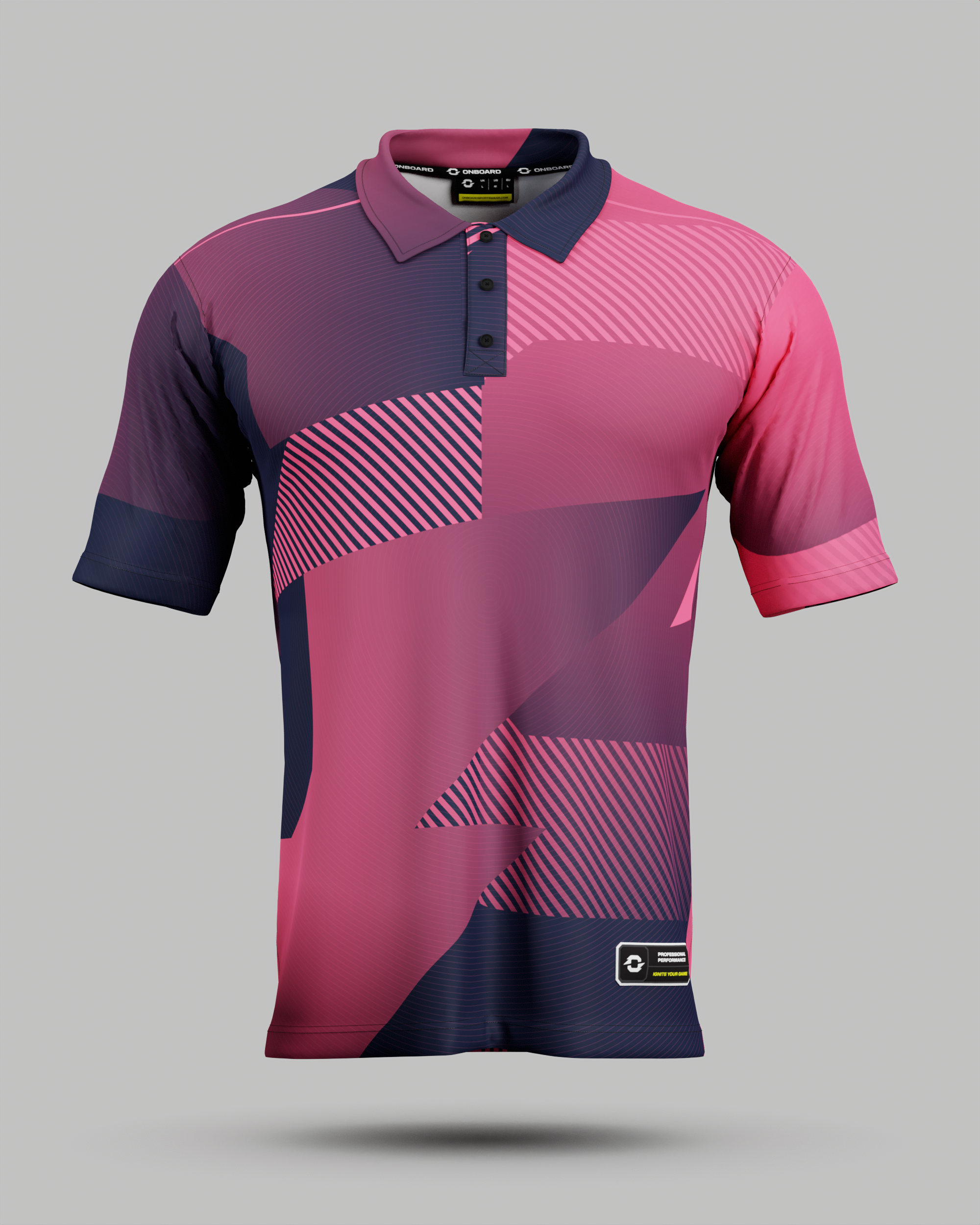 Youth Surge 3 Button Polo Collar Jersey