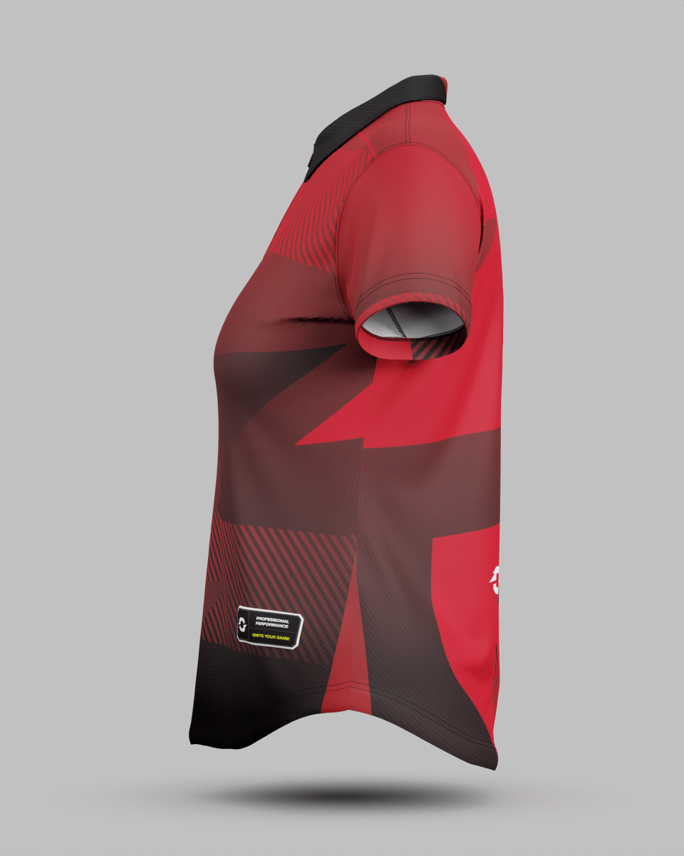 Womens Surge 1/4 Zip Polo Collar Jersey - Onboard Sportswear