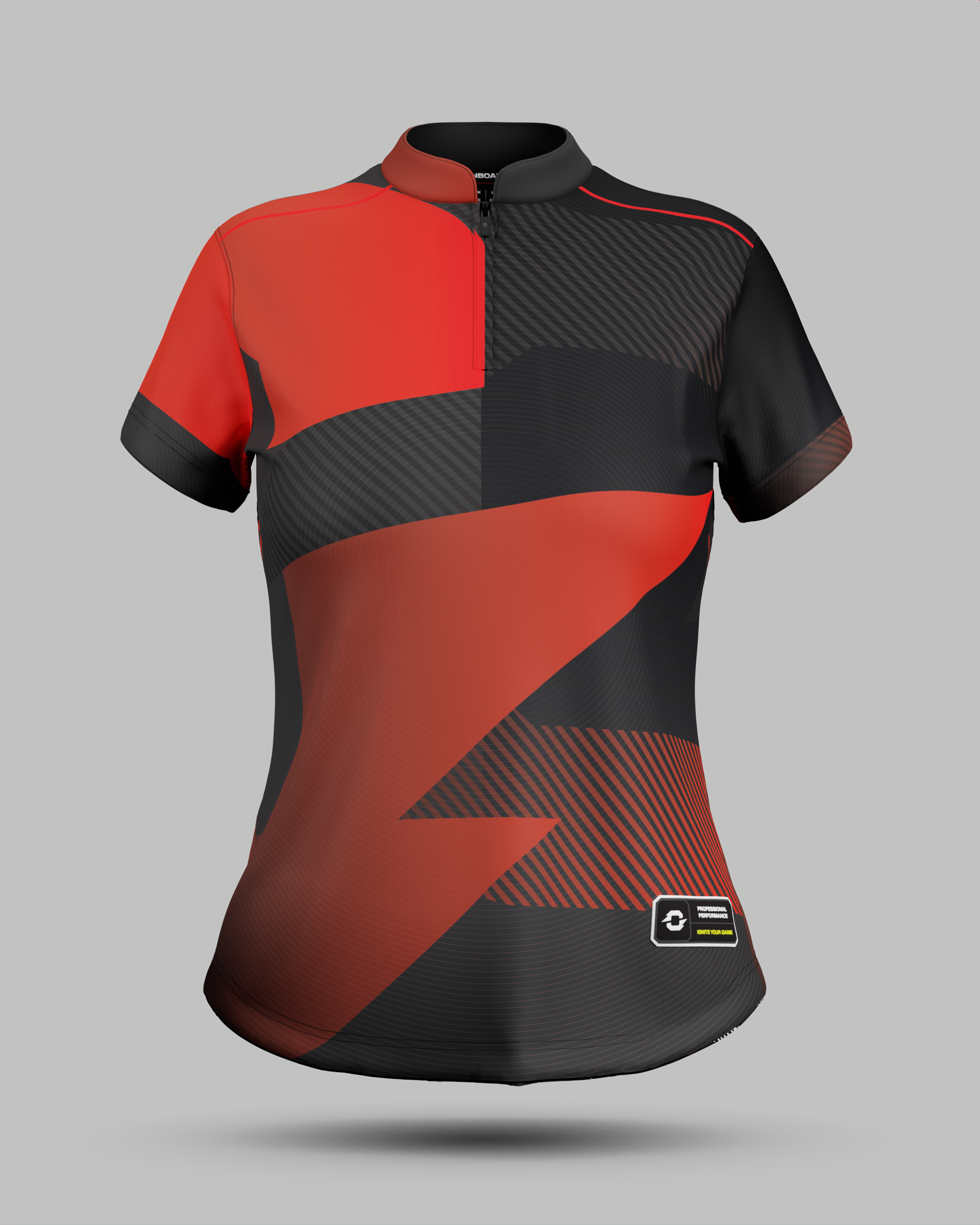 Womens Surge 1/4 Zip Pro Collar Jersey