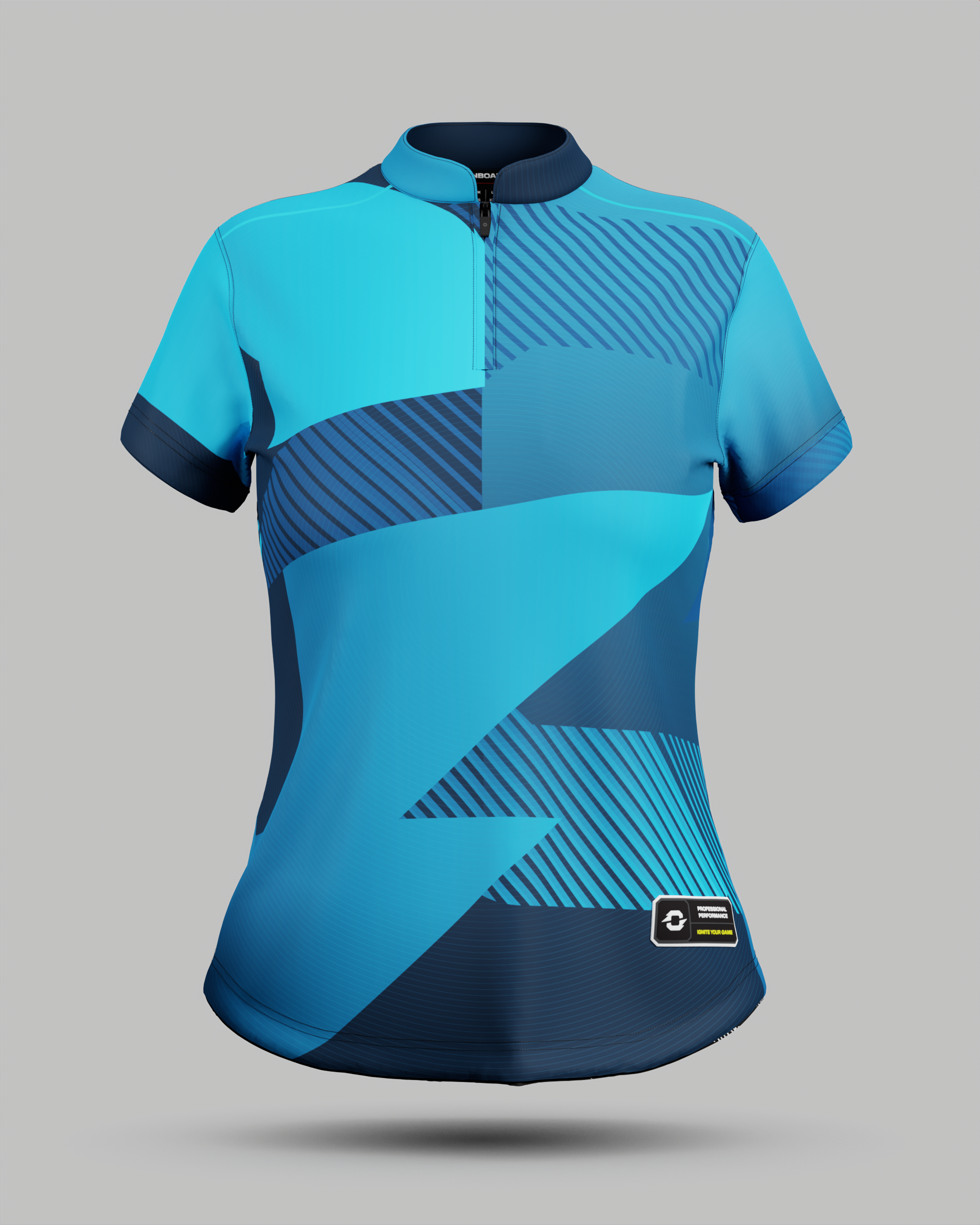 Womens Surge 1/4 Zip Pro Collar Jersey