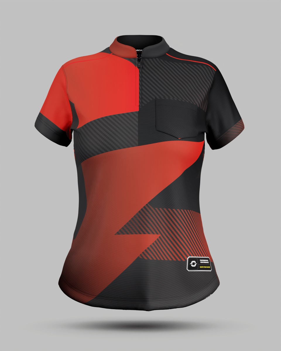 Womens Surge 1/4 Zip Pro Collar Jersey With Pocket - Onboard Sportswear