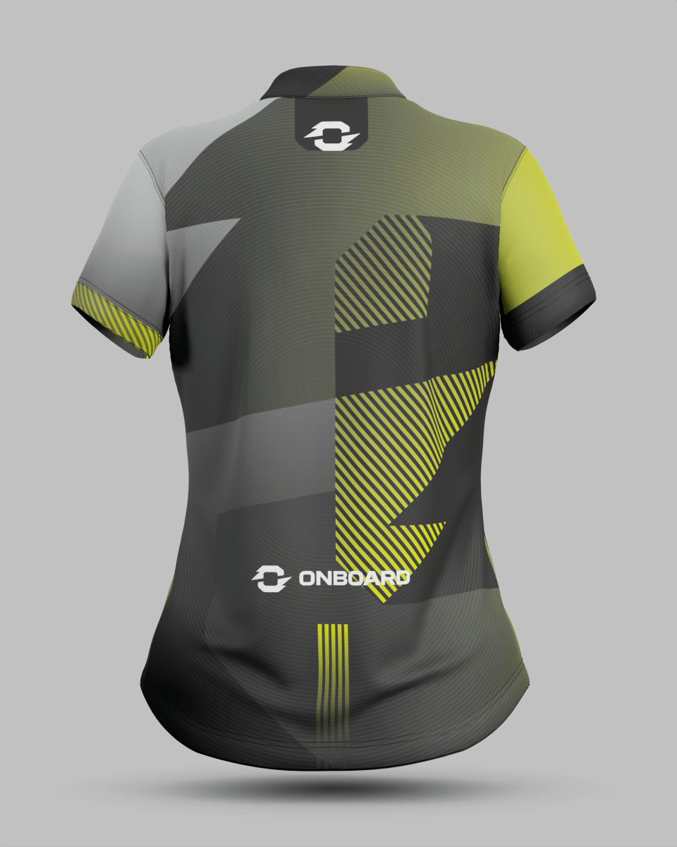 Womens Surge 1/4 Zip Pro Collar Jersey With Pocket - Onboard Sportswear