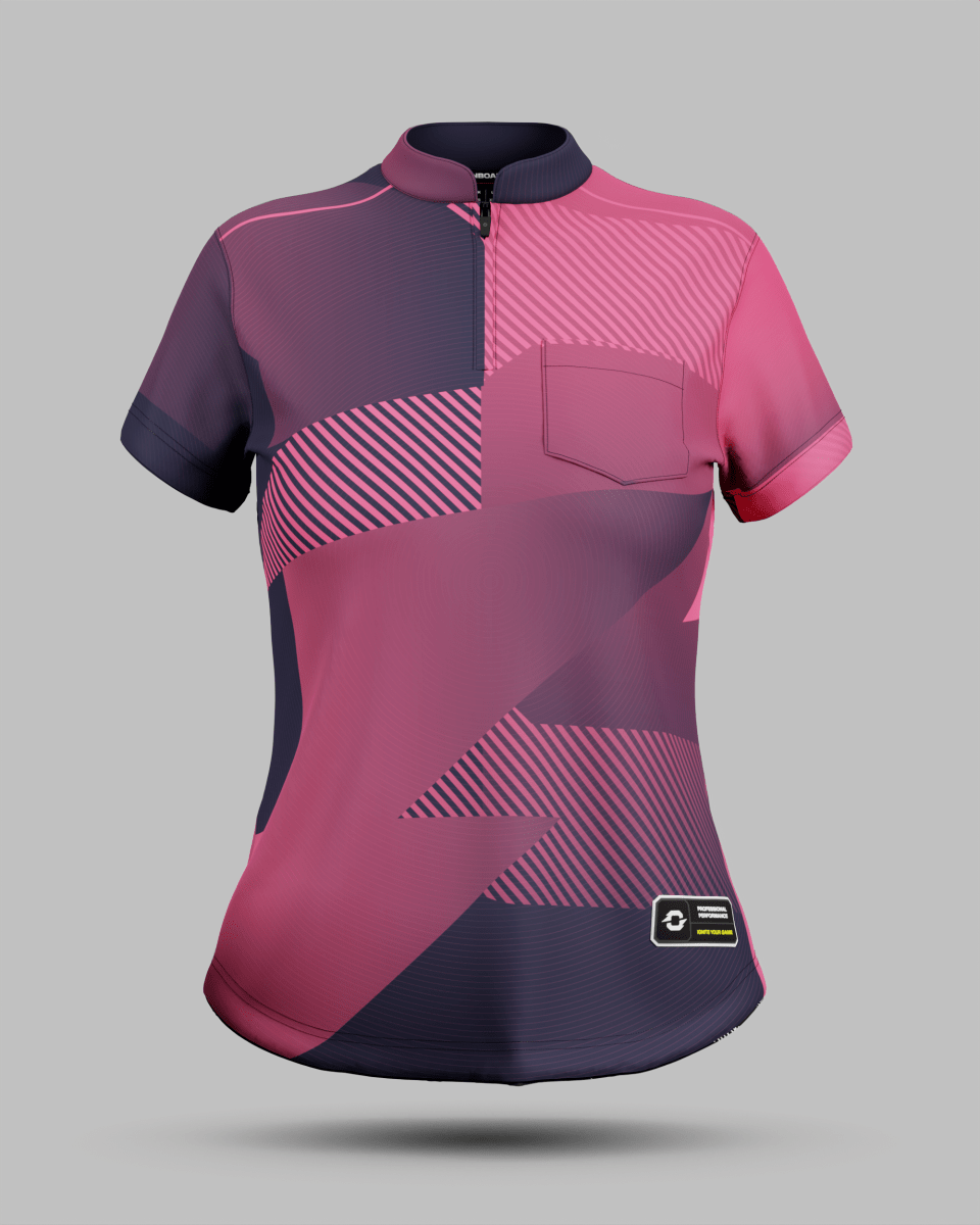 Womens Surge 1/4 Zip Pro Collar Jersey With Pocket - Onboard Sportswear
