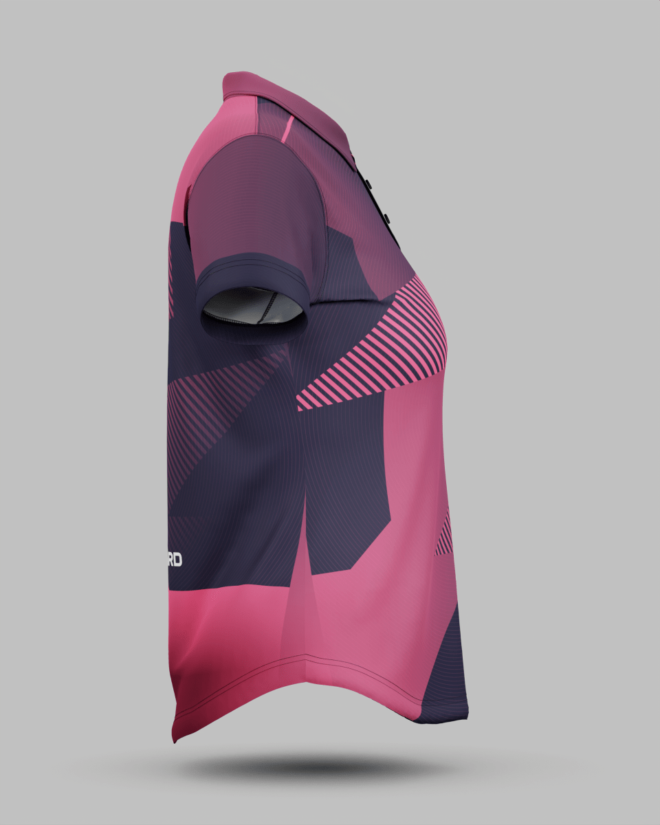 Womens Surge 3 Button Polo Collar Jersey - Onboard Sportswear