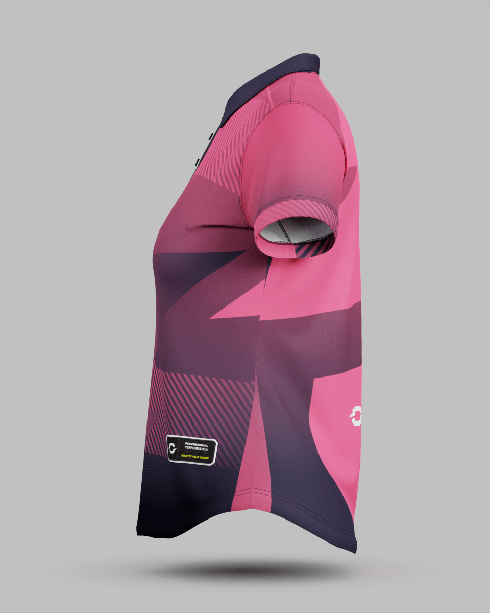 Womens Surge 3 Button Polo Collar Jersey - Onboard Sportswear