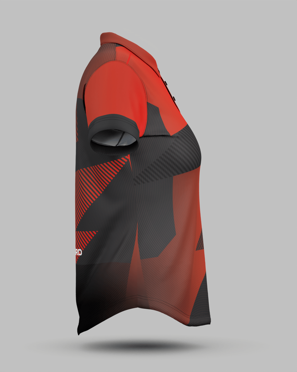 Womens Surge 3 Button Polo Collar Jersey - Onboard Sportswear