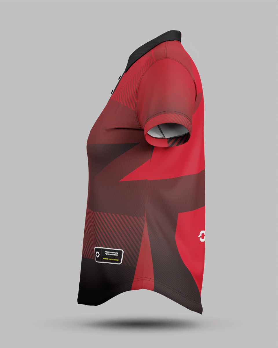 Womens Surge 3 Button Polo Collar Jersey - Onboard Sportswear