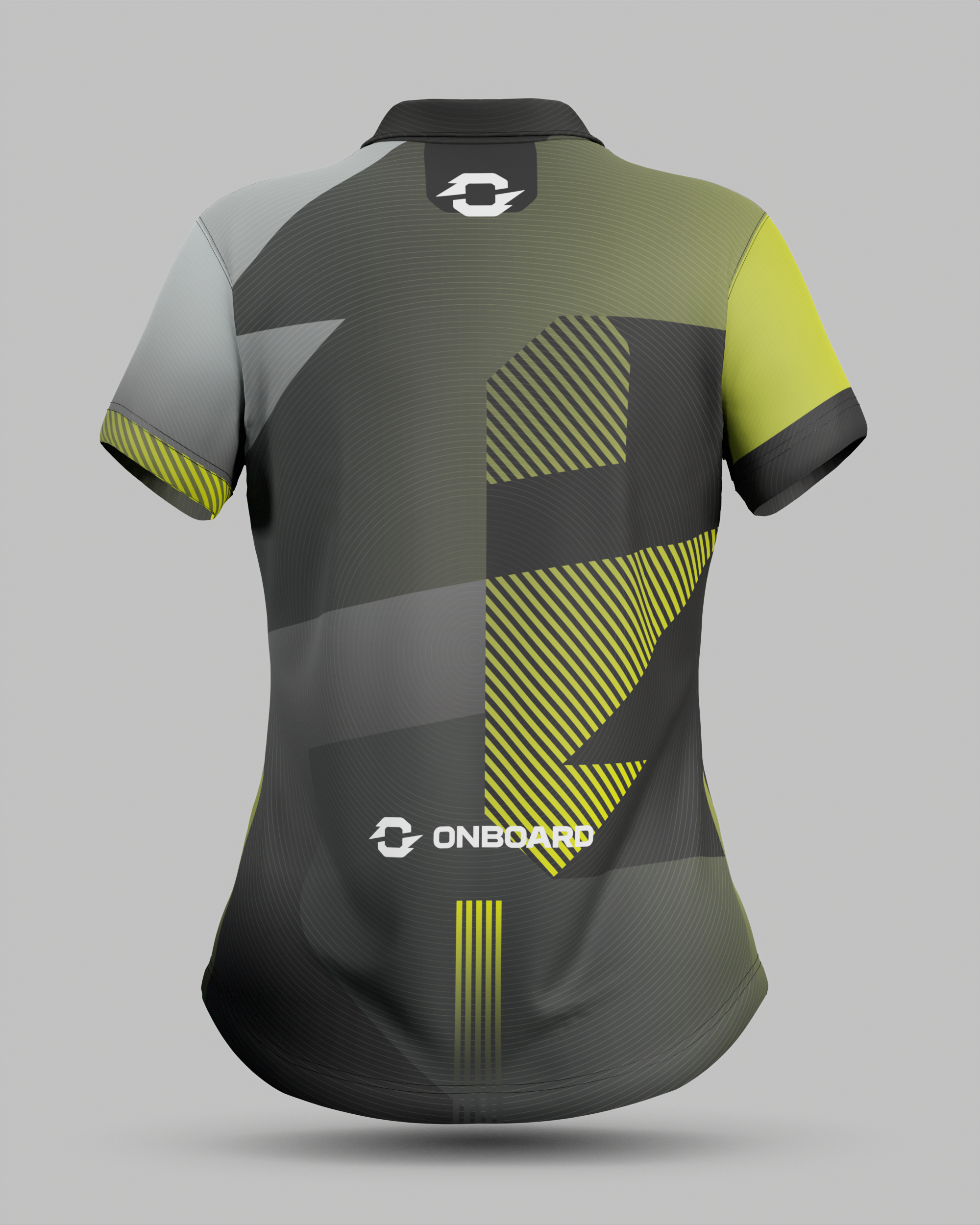 Womens Surge 3 Button Polo Collar Jersey